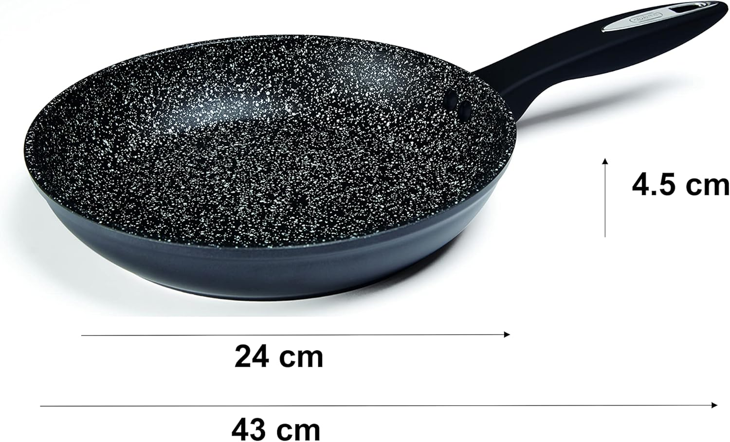 Zyliss Ultimate Non Stick Frying Pan, 24Cm, 10 Year Guarantee 3X Layer Durable Non Stick, Easy to Clean, Suitable for All Hobs Including Induction image number 4
