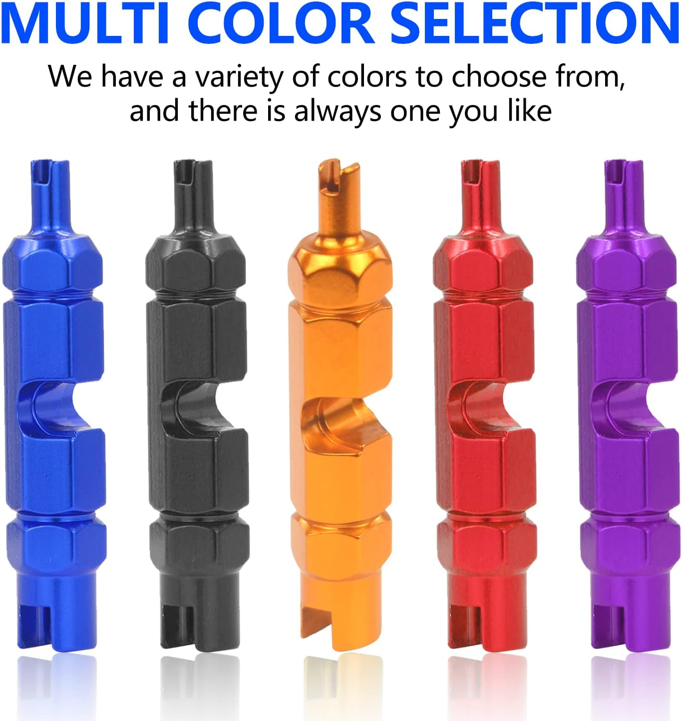 EKIND Valve Core Remover Tool Kit Bike and Car Valve Core Repair Tool for Presta/Schrader Tube (1Pcs, Red) image number 6