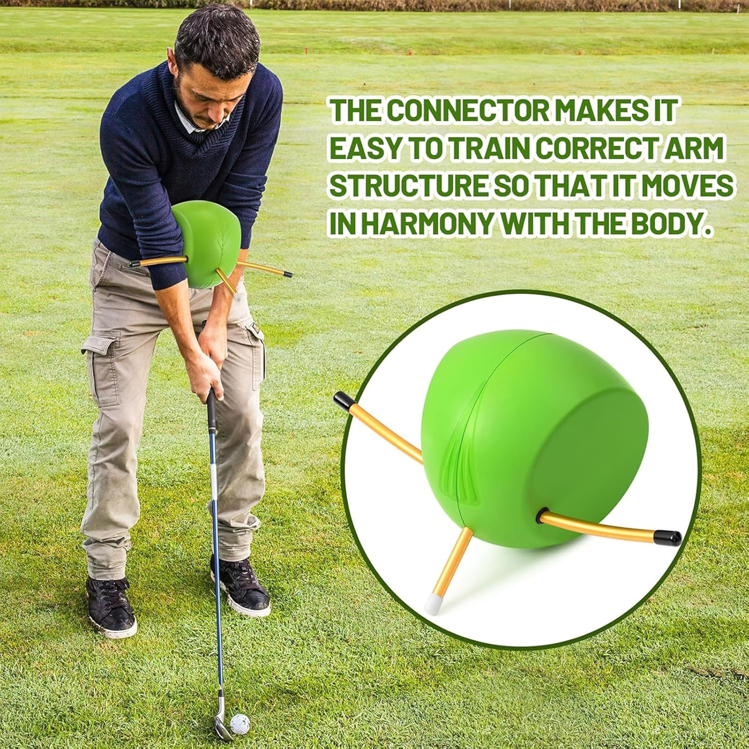 All-Level Golf Training Aid,Pro-Validated Golf Swing Trainer,Instant Hand Positioning & Posture Correction Aid for Beginners to Pros image number 5