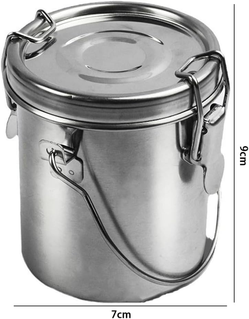 Stainless Steel Paintbrush Washer with Lid & Filter Screen, Brush Washing Bucket with Handle, Painting Brush Washing Barrel Cup Pot image number 4
