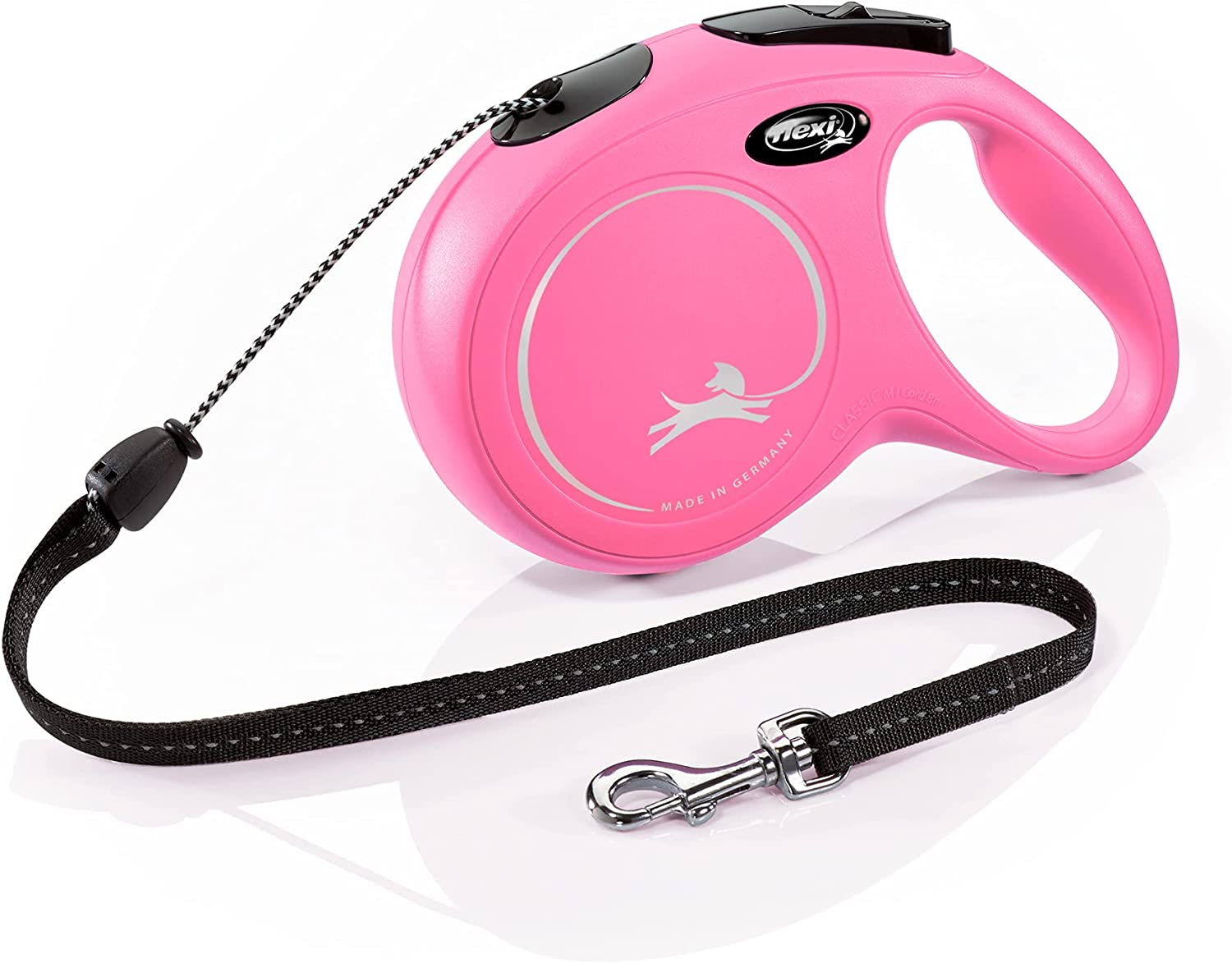 Flexi New Classic Retractable Lead Cord, Red, Small, 8M, 12Kg