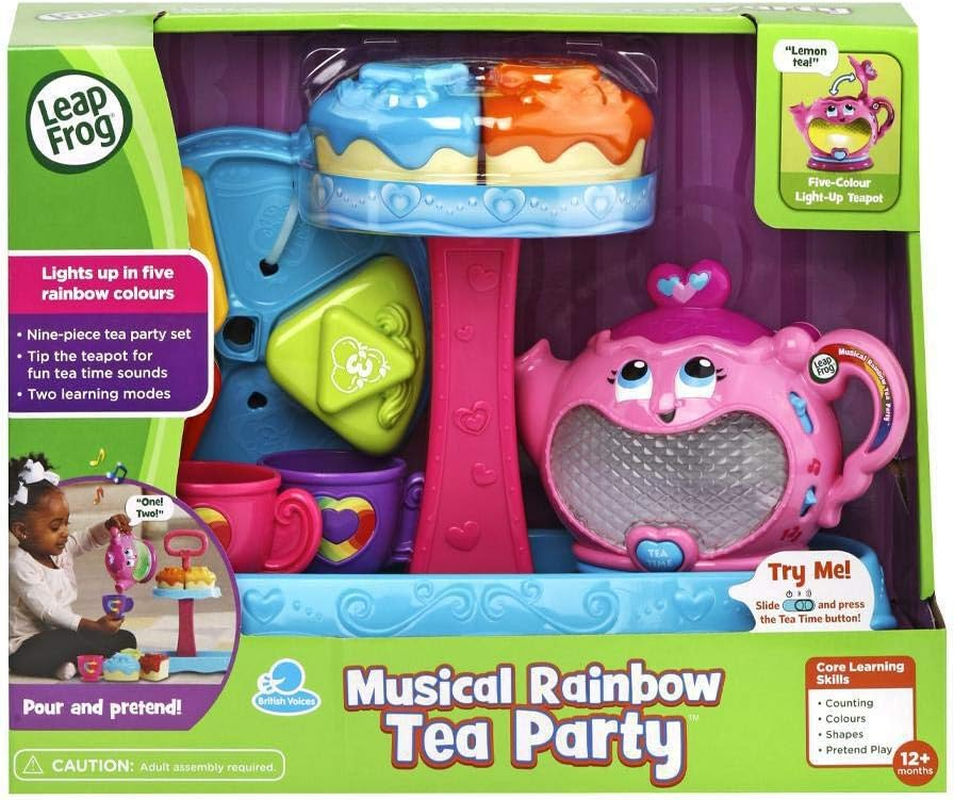 Leapfrog Musical Rainbow Tea Party - Role Play Toy, Tea Party Set - 603203 - Multicoloured image number 5