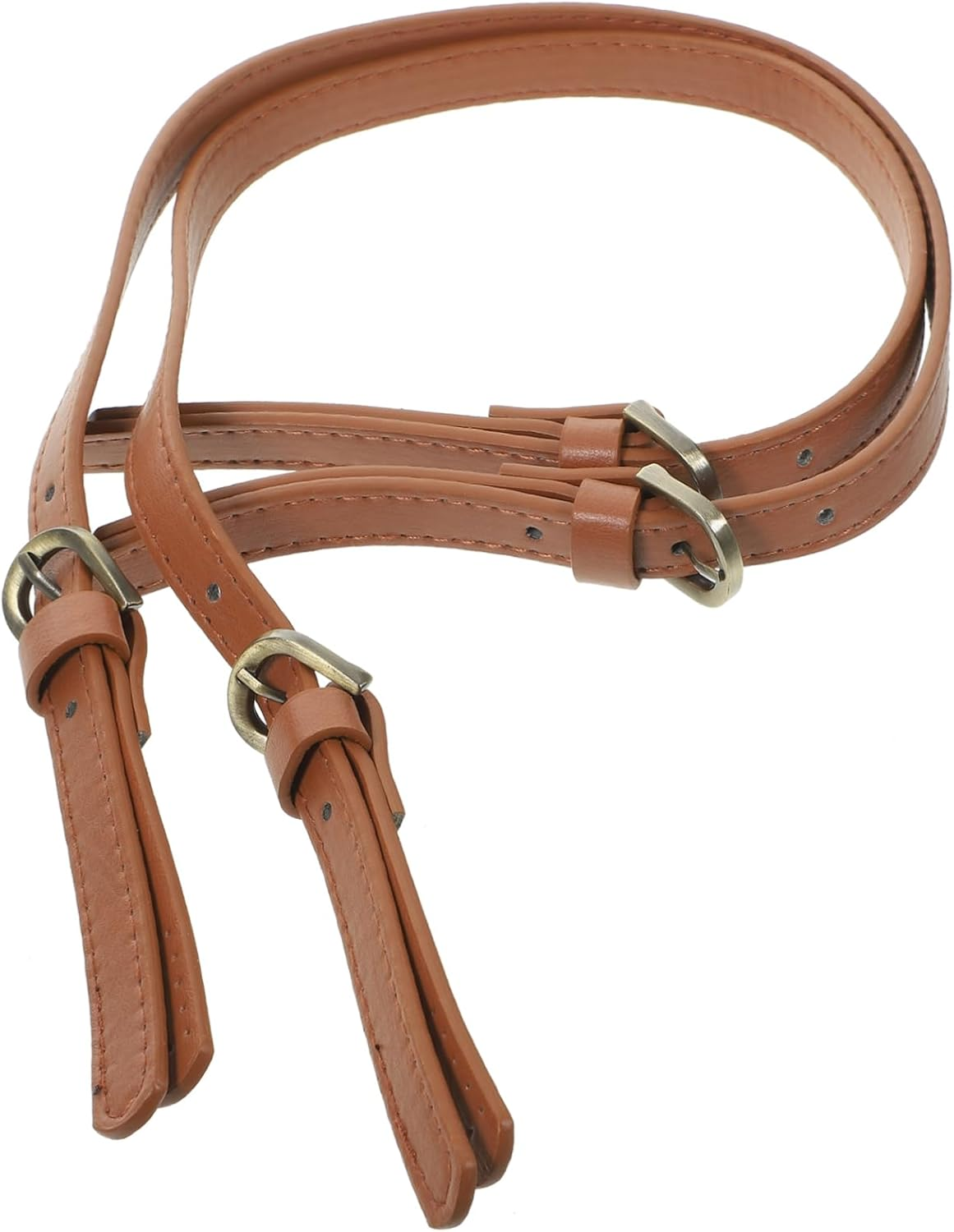 TOPPERFUN 2Pcs Handbag Belt Replacement Synthetic Leather Bag Straps for Tote Bag Shoulder Strap