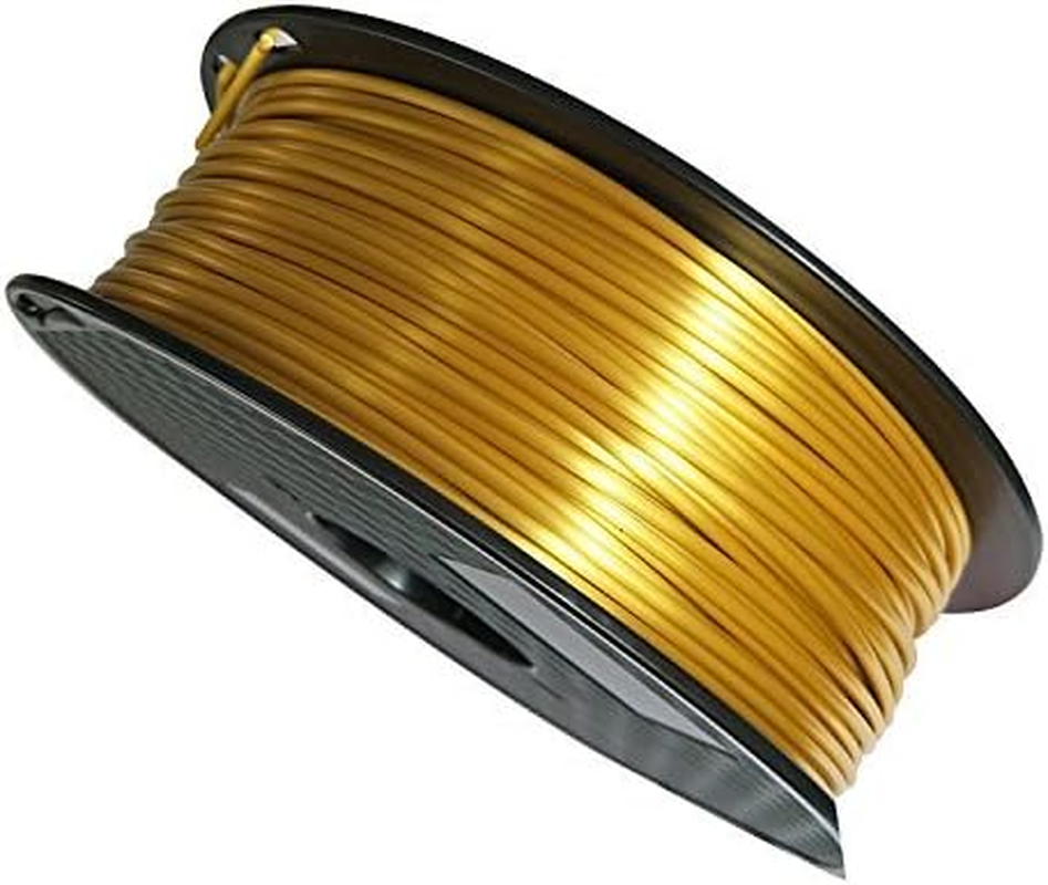 CC3D 2.85Mm 3D Printer Filament Silk Gold PLA Filament 3 Mm 1KG PLA Spool 3D Printing Material Shiny Shine Filament Silky Metallic Gold Filament image number 2