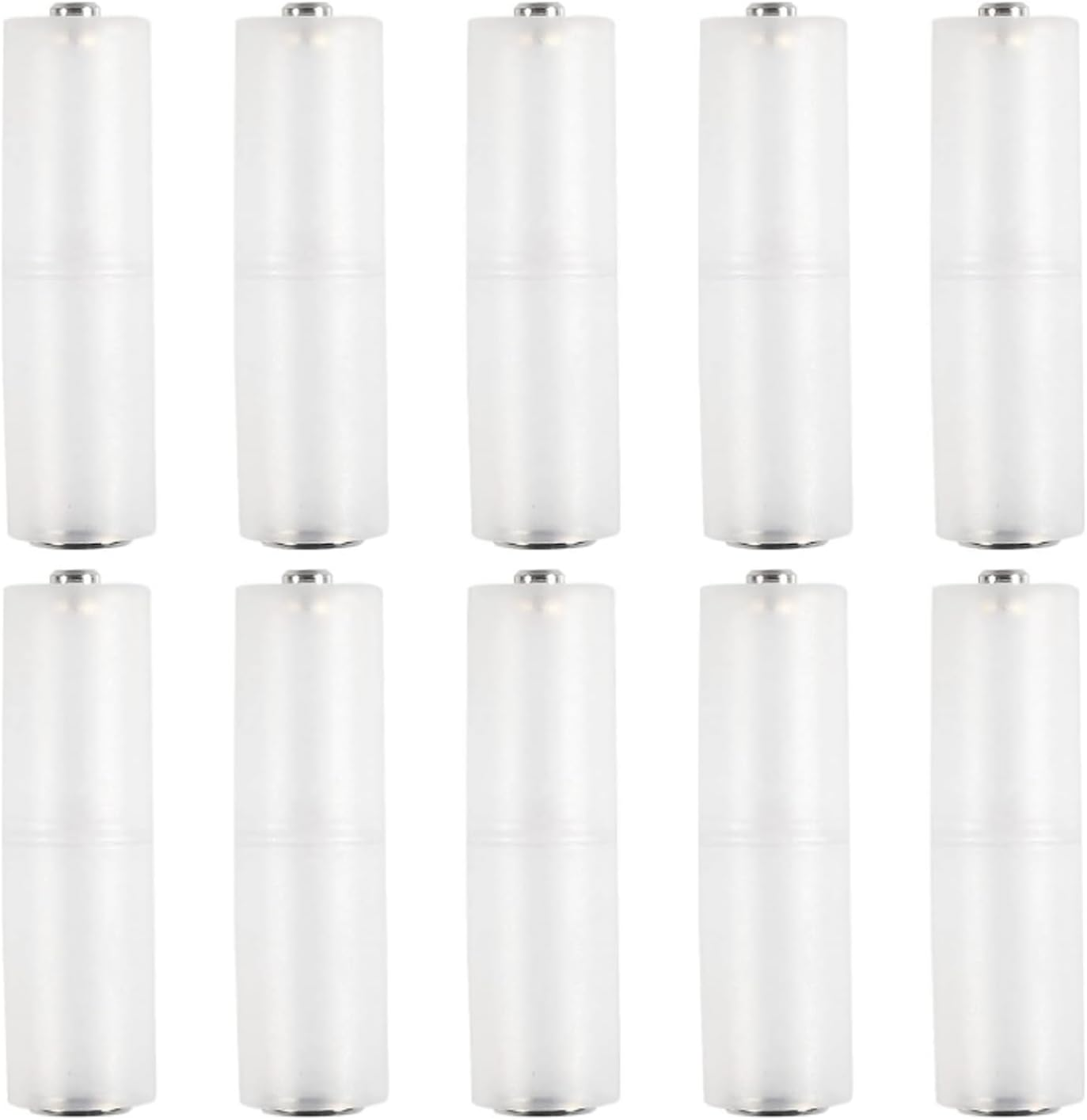DIANN 10Pcs AAA to AA Converter AAA to AA Battery Adapter AAA to AA Battery Converter Holder AAA to AA Adapter image number 3