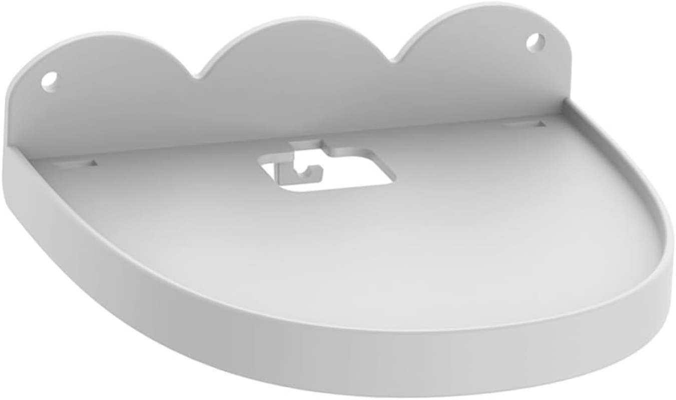 OSALADI Smart Speaker Shelf for Mini Wall-Mounted Audio Rack White Cord for Home Decor