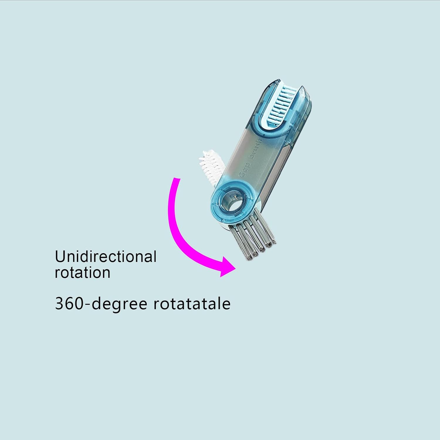 3Pcs 3 in 1 Multifunctional Cup Cleaning Brush, 3 in 1 Tiny Bottle Cup Lid Detail Brush Straw Cleaner Tools, Home Kitchen Cleaning Tools for Deep Detail Cleaning and Stain Removal image number 2