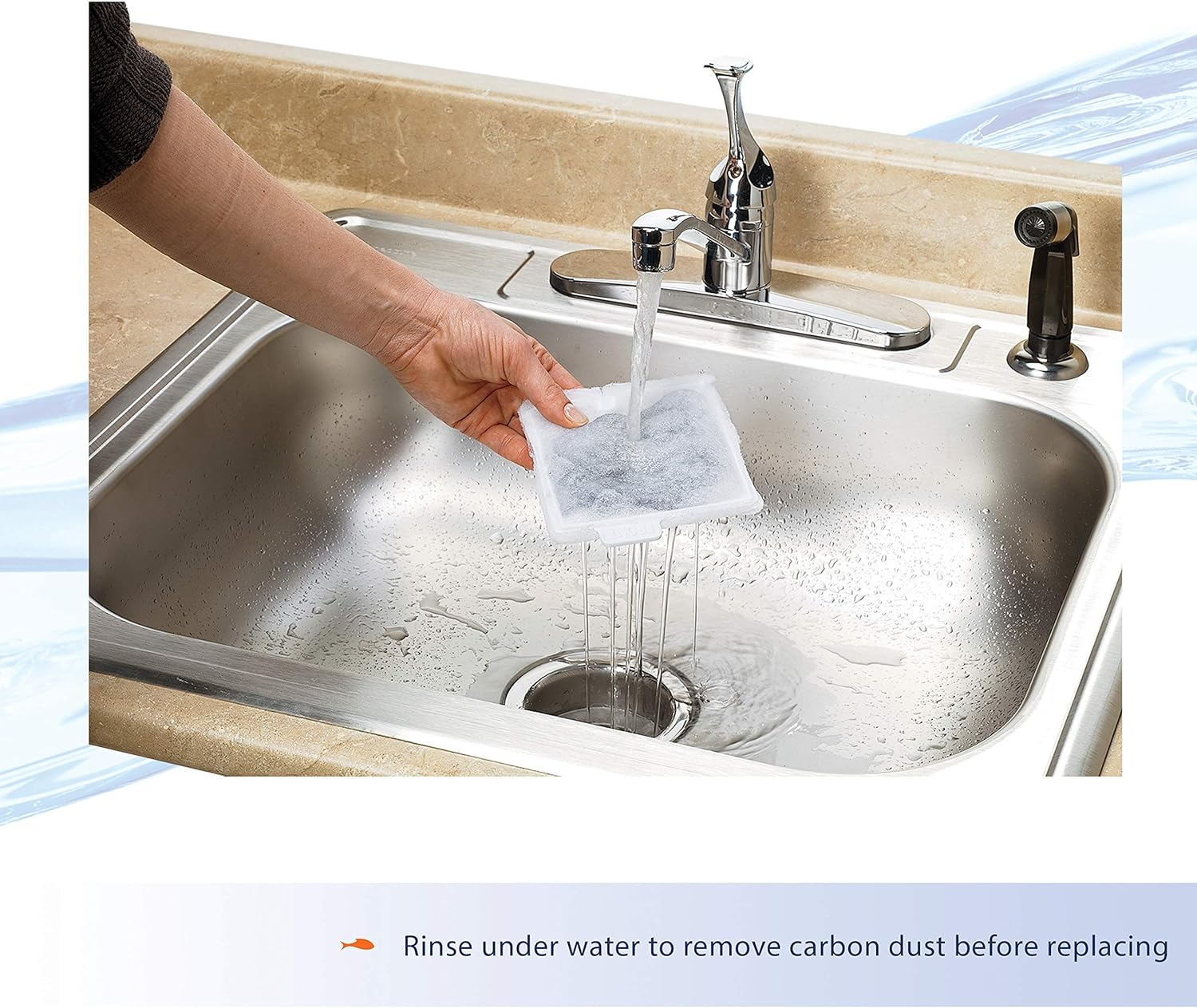 Aqueon Aquarium Fish Tank Replacement Filter Cartridges Small - 9 Pack image number 4