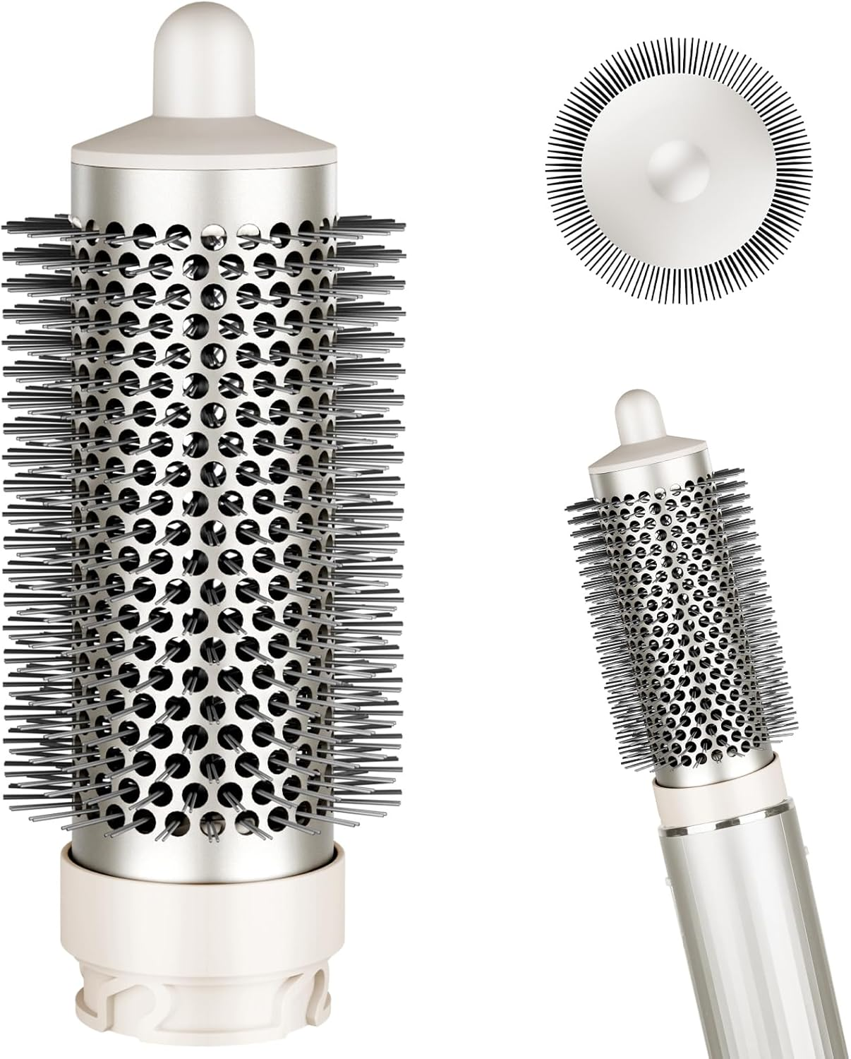 AFDD round Brush Attachment for Shark Flexstyle Accessories, Normal round Volumizing Brush Hair Styling Tool for Straight, Wavy, Curly, and Coily Hair image number 2