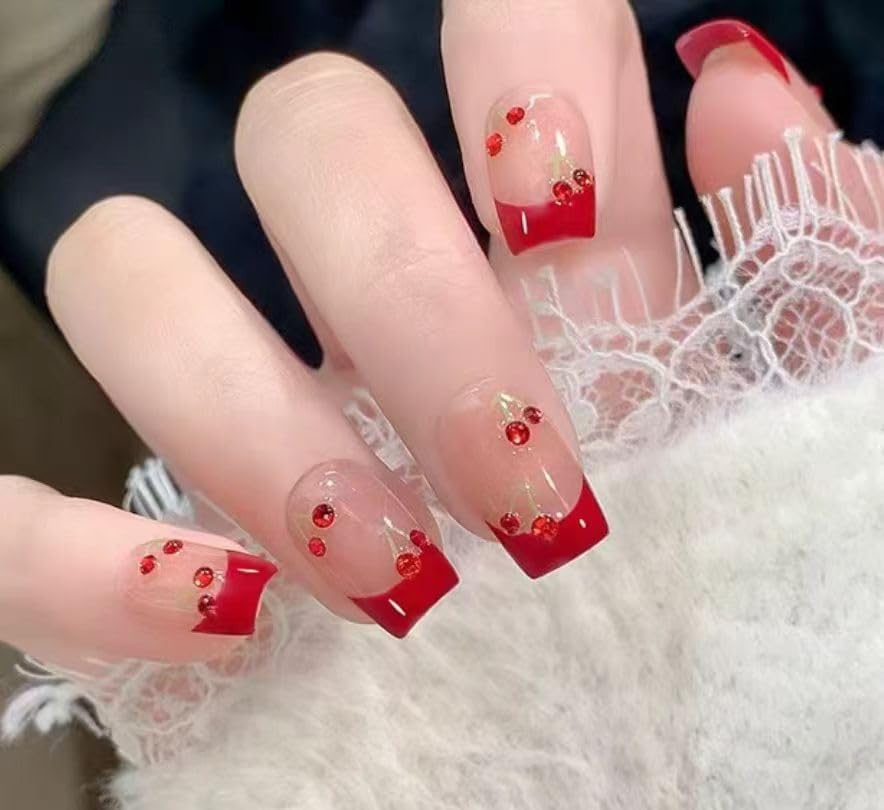 4300 Pcs Flatback round Glass Rhinestones Set for Nail, Art, Crafts, Makeup, Tumblers Glitter (Red SS6-8-12/2-2.4- 3.1Mm) - Crystal Ss6-8-12/2-2.4- 3.1Mm image number 2