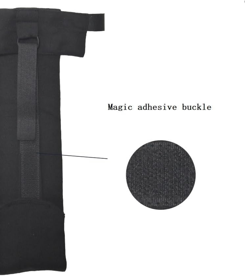 PFS Plantar Fasciitis Stretch Night Sock with Tread - for Pain Relief from Plantar Fasciitis and Achilles Tendonitis (Black, L/XL) image number 5