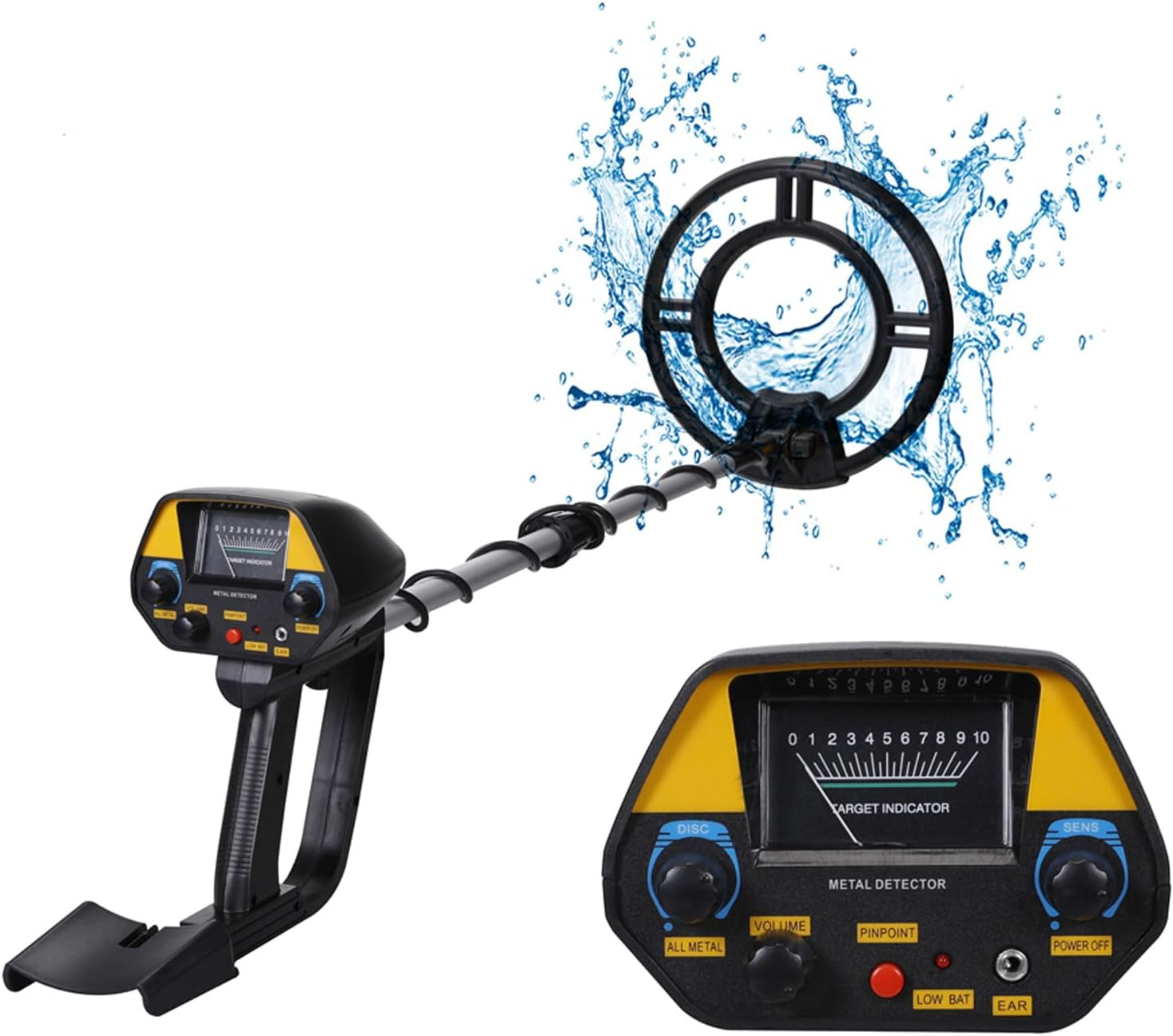 Metal Detector for Adults Professional, Waterproof Higher Accuracy 4 Modes Gold Detector with Strong Anti-Interference, 8 Levels Sensitivity, 8 Detection Depth Metal Detectors image number 3