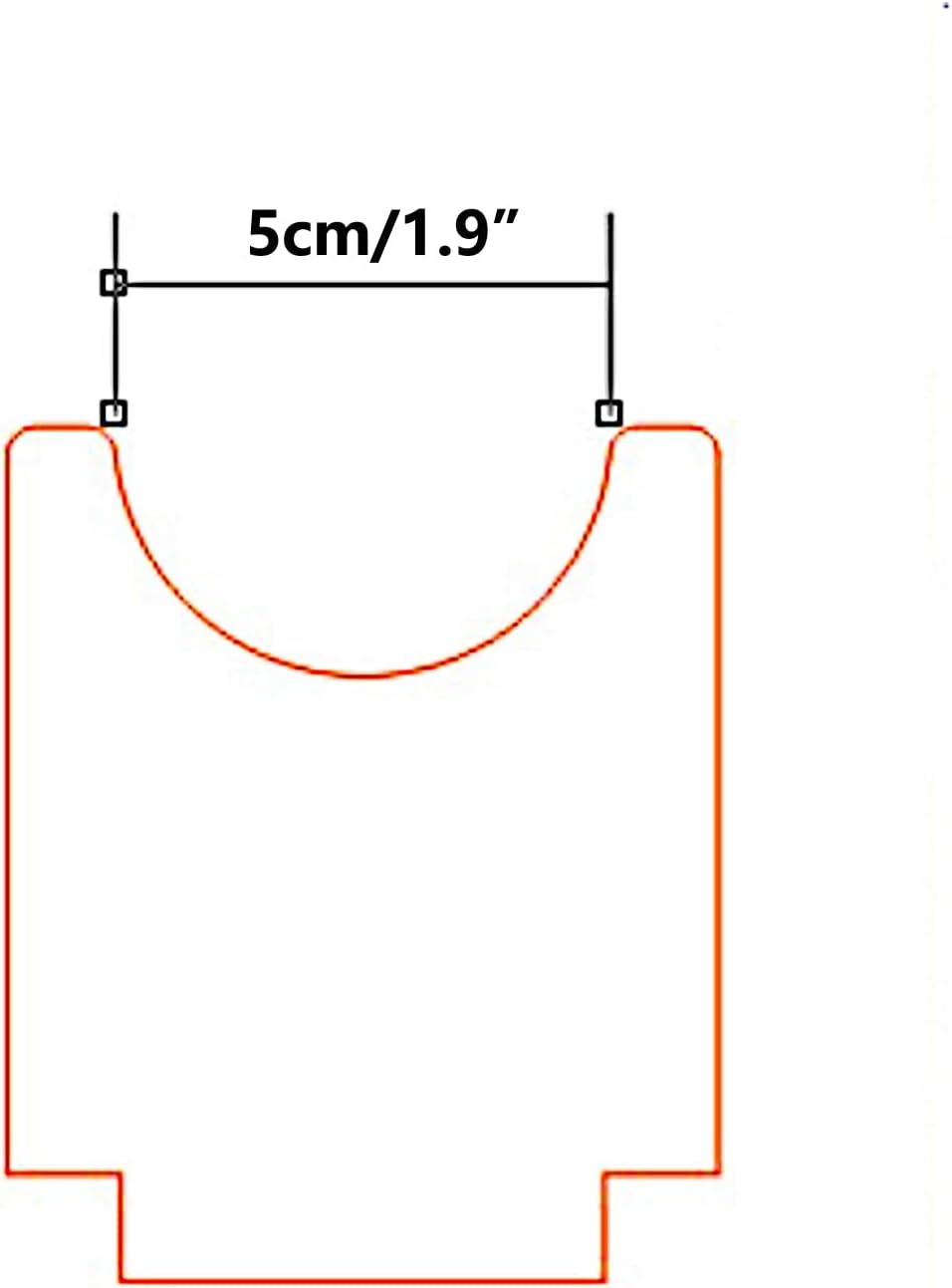 LEILIN Lightsaber Stand - Acrylic Sword & Lightsaber Display Stand, Supports All Swords (Clear, 1 Piece) image number 5