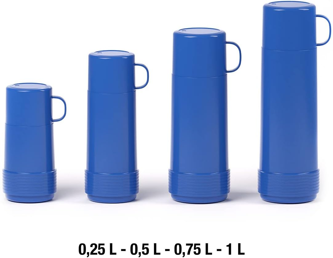 Valira Reus Fun Insulated Double-Walled Glass Bottle with Vacuum 1 Litre Blue image number 6