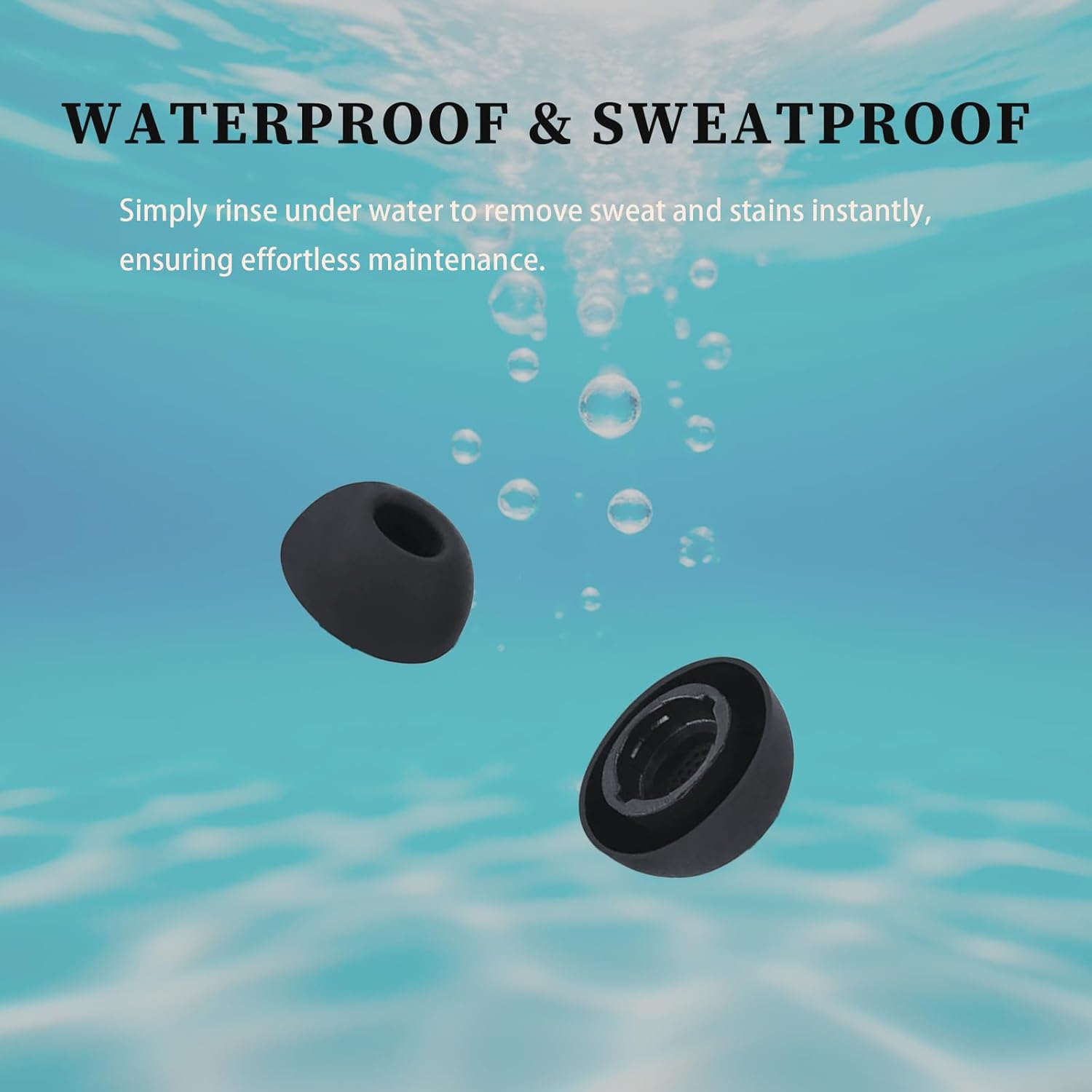 Galaxy Buds 3 Pro Replacement Ear Tips, Premium Silicone Earbuds with Cleaner Kit for Samsung Buds 3 Pro Earbuds, Secure Fit(Black) - Translucent Orange+Cleaning Kit image number 6