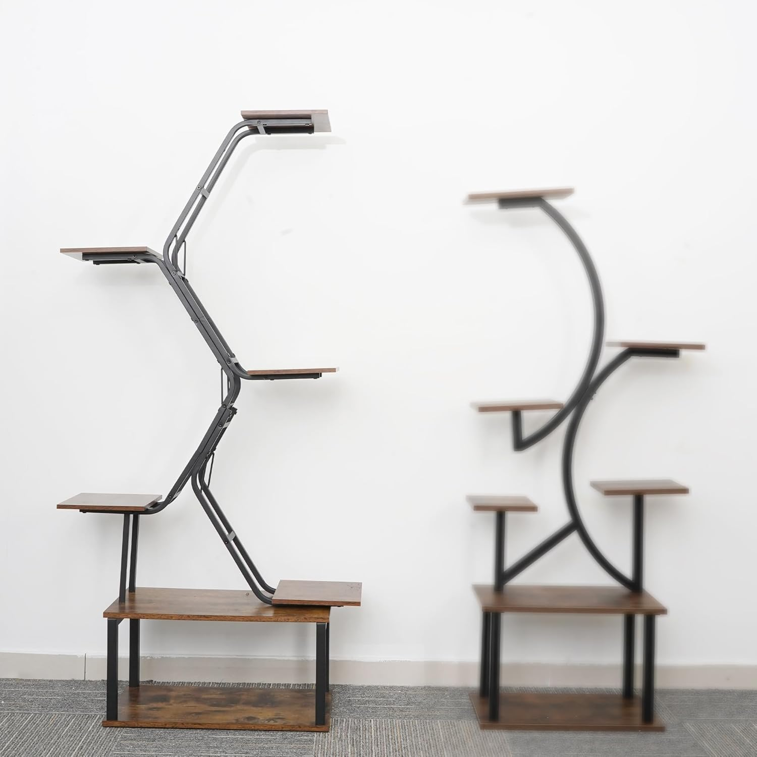 Plant Stand Indoor with Grow Lights：8 Tiered Indoor Plant Shelf, 170Cm Tall Plant Stand for Indoor Plants Multiple image number 2