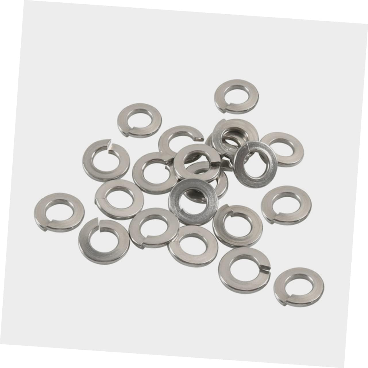 MUSISALY 350Pcs Stainless Steel Spring Lock Washers for Bolts Washer Assortment Kit for Repair and Automotive Tools