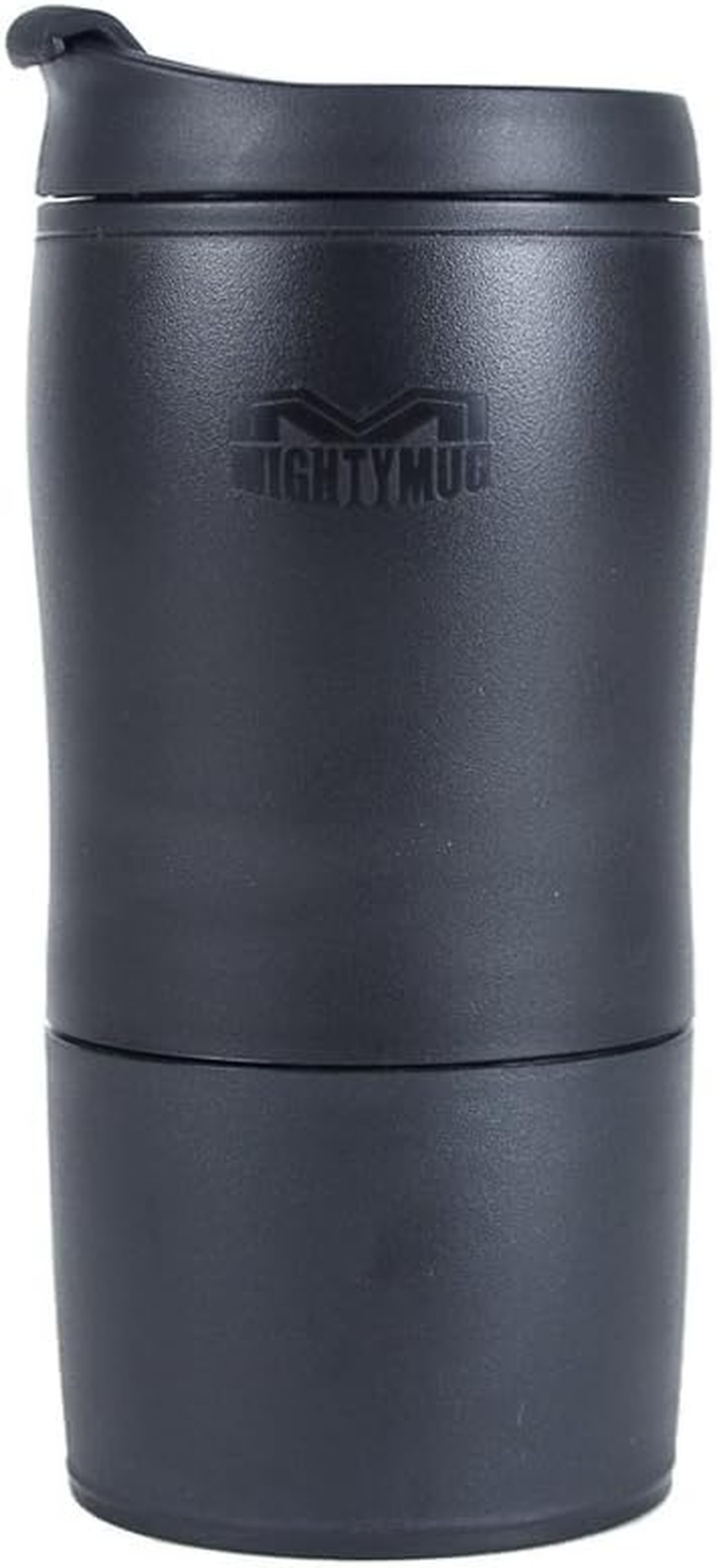 Mighty Mug Plastic Travel Mug, No Spill Double Wall Tumbler, Cold/Hot, Cup-Holder Friendly, Dishwasher Safe, (Teal, 12Oz)