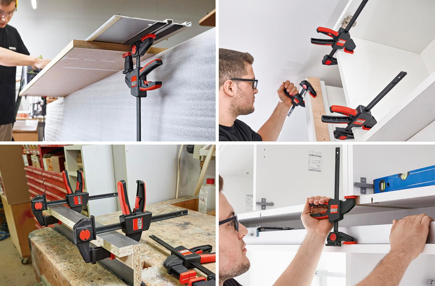 BESSEY EZR15SET Single Handle Table Clamp EZR Maximum Clamping Width 150 Mm Pack of 2 image number 4