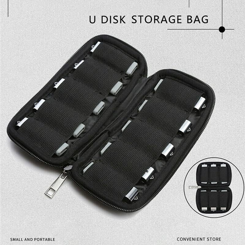 USB Flash Drive Holder Storage Bag Memory Stick U Disk Organizer Protective Case - Anti-Scratch Shockproof Storage Bag