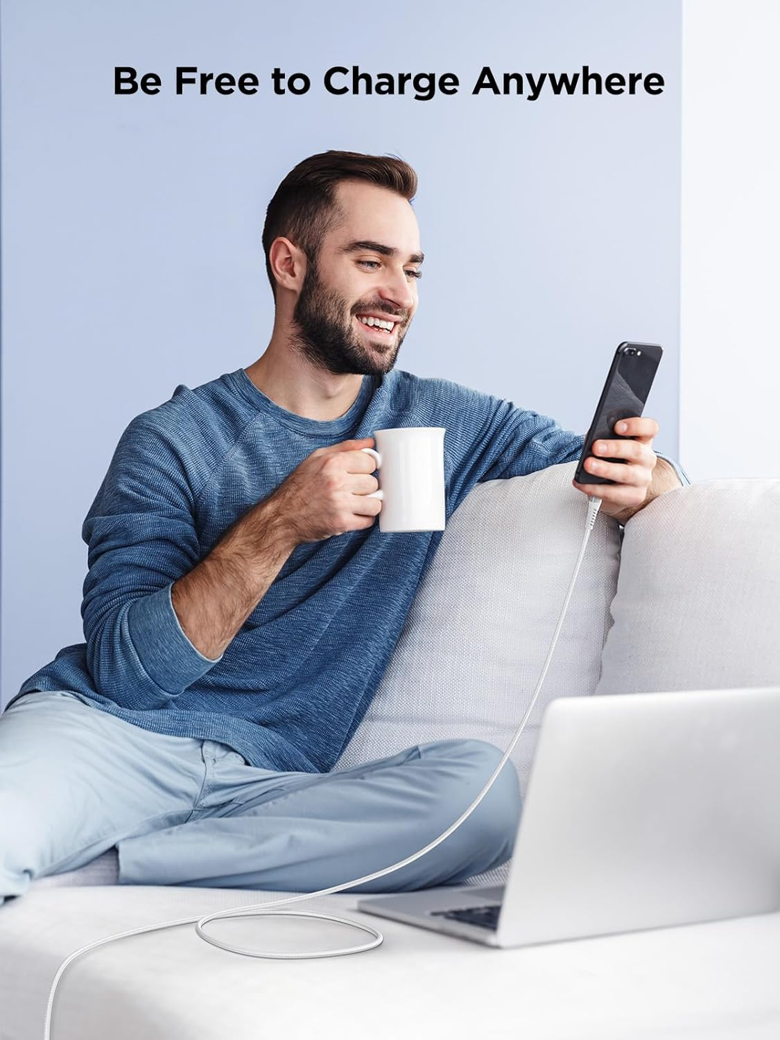 Yosou Iphone Charger 3M 2Pack, Long USB a to Lightning Cable Apple Mfi Certified Iphone Charging Cable Braided Iphone Cord Fast Charge for Iphone 14 13 12 11 Pro Max XR XS 10 8 7 plus 6, Ipad image number 5