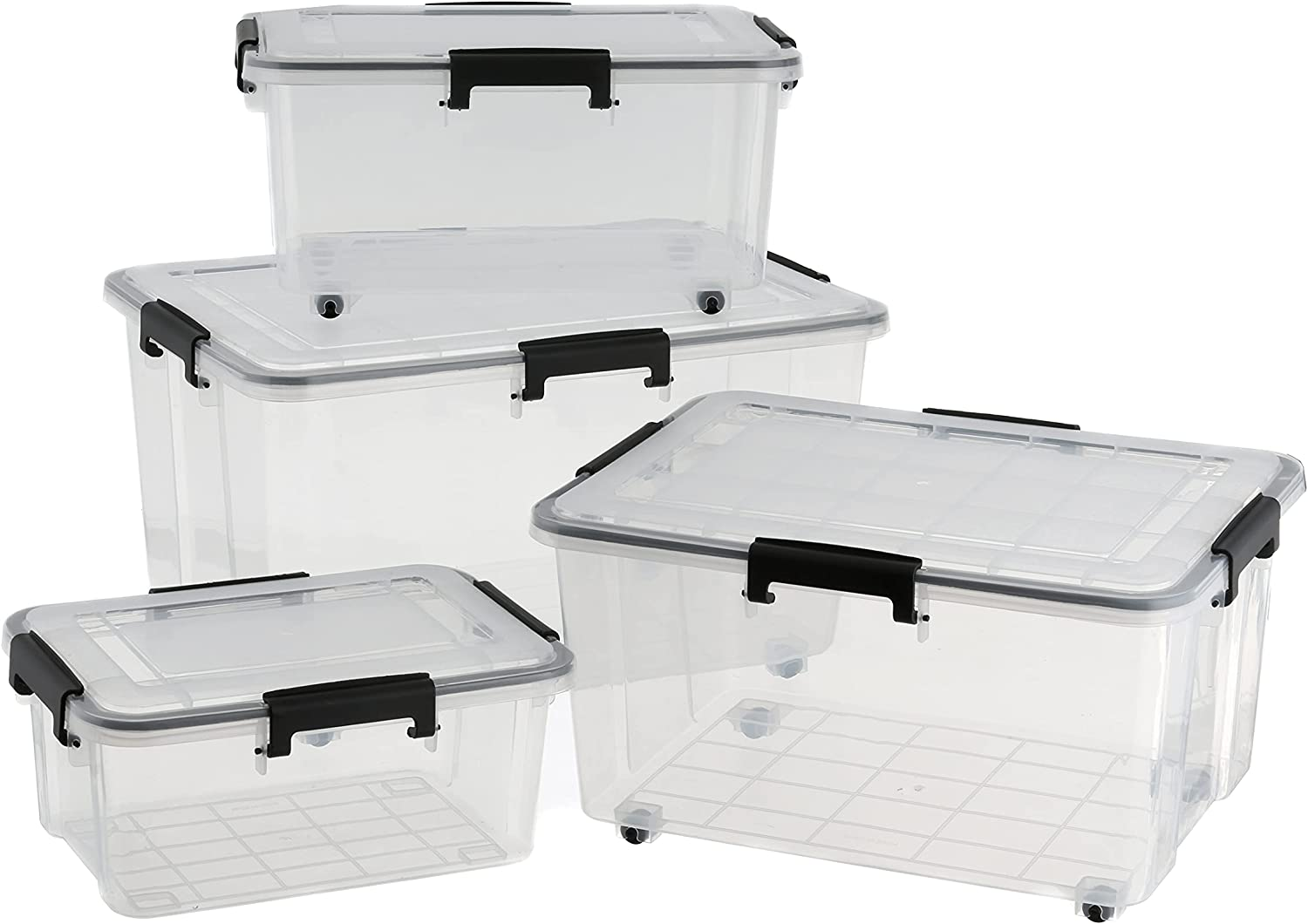 Seymours 50L Super Seal Storage Box with Wheels &ndash; Stackable Container with Sealed Lid for Secure, Dustproof, Waterproof Storage of Clothes, Tools, Toys, Documents, Seasonal Items, and More image number 4