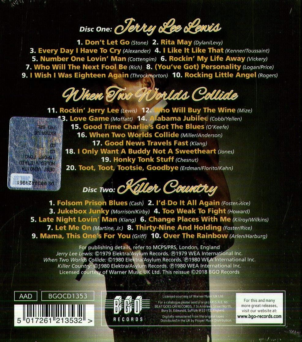 Jerry Lee Lewis / Killer Country / When Two Worlds Collide (24Bit Remastered) image number 1