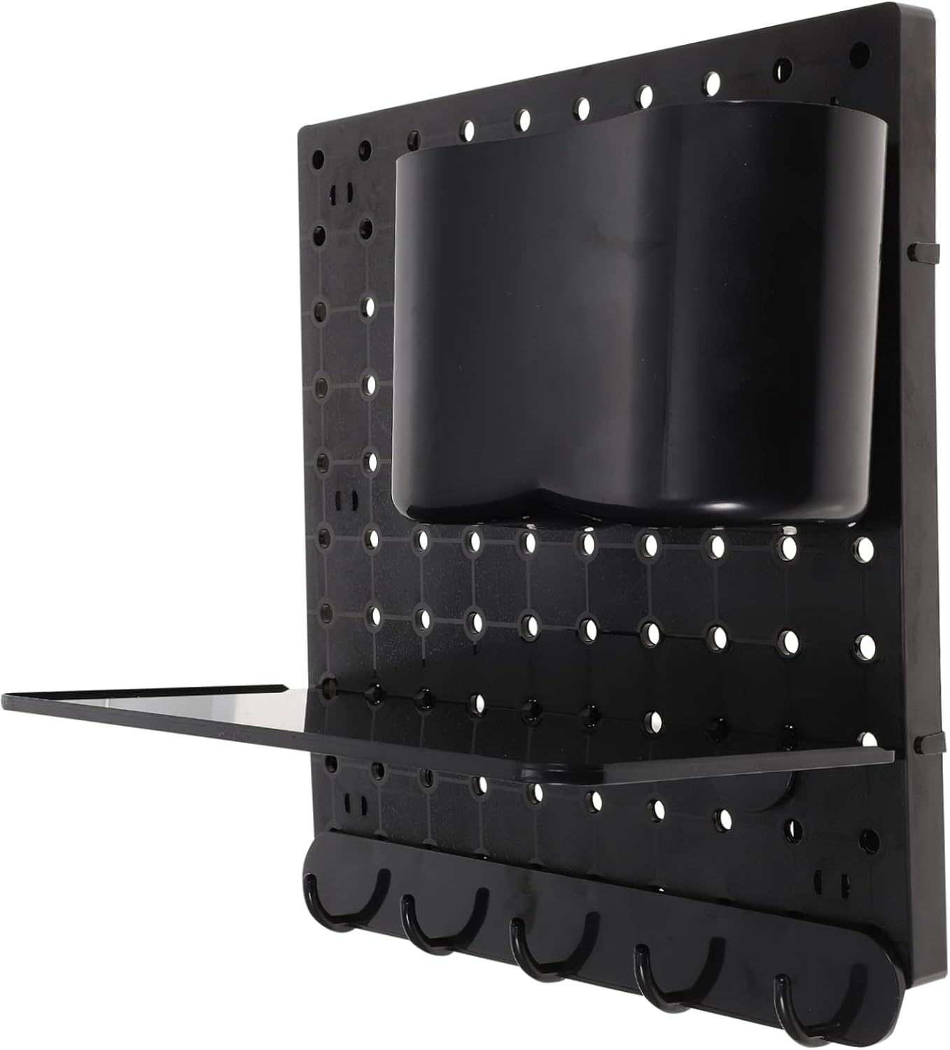 Perforated Board for Kitchen Bedroom Storage Wall-Mounted Pegboard Organizer Material Versatile Function for Home Organization image number 3