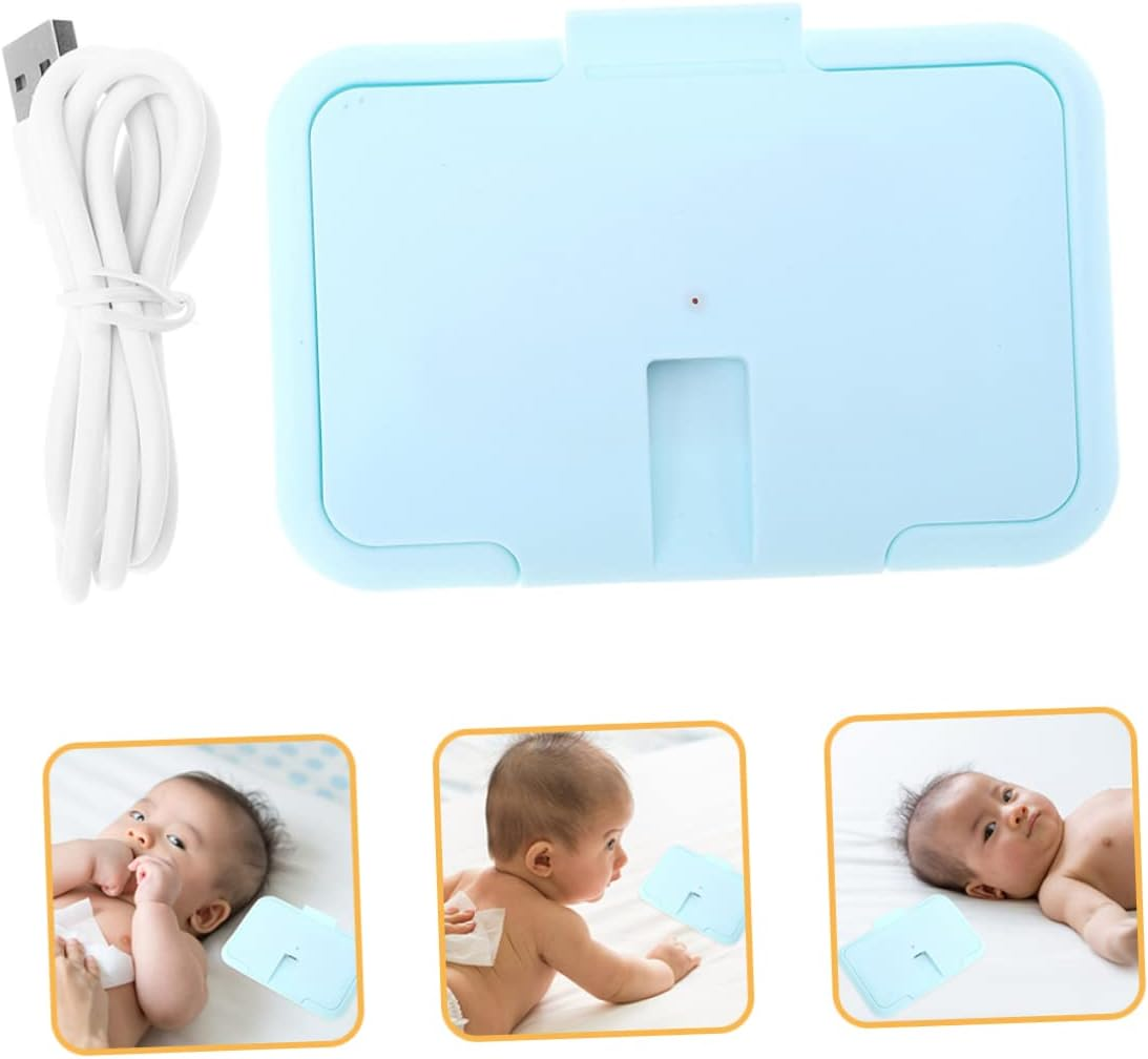 Totority 2Pcs Dry Wipes Warmer Portable Travel Tissue Heater Wet Tissue Heater for Home and Car Use Abs Material Safe and Convenient image number 6