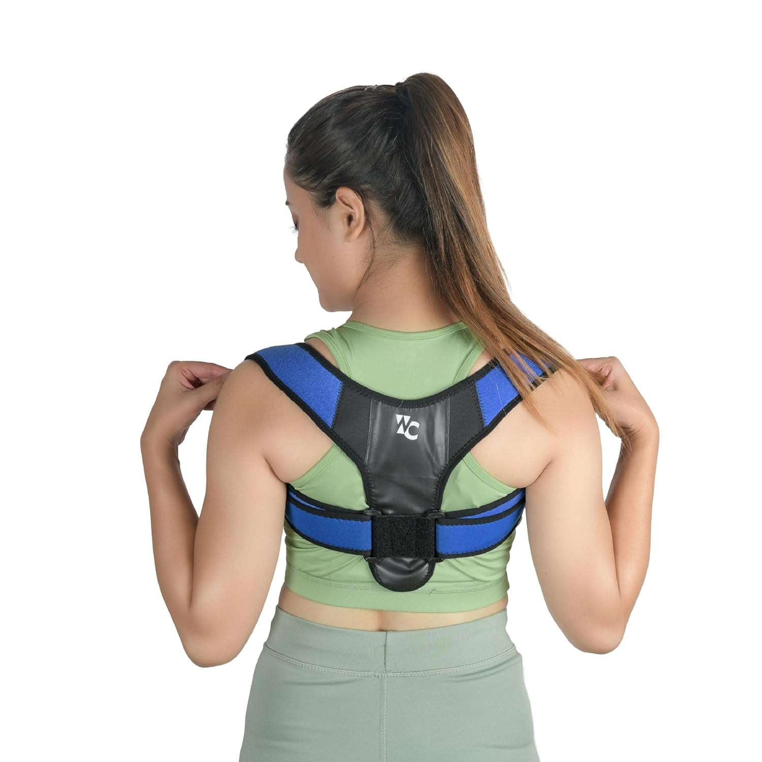 Wonder Care Back Brace Clavicle Posture Corrector Shoulder Brace|Hunched Shoulder Corrector for Men and Women- Fully Adjustable |Shoulder Retraction Brace | for Mid and Upper Spine Support-Flexible