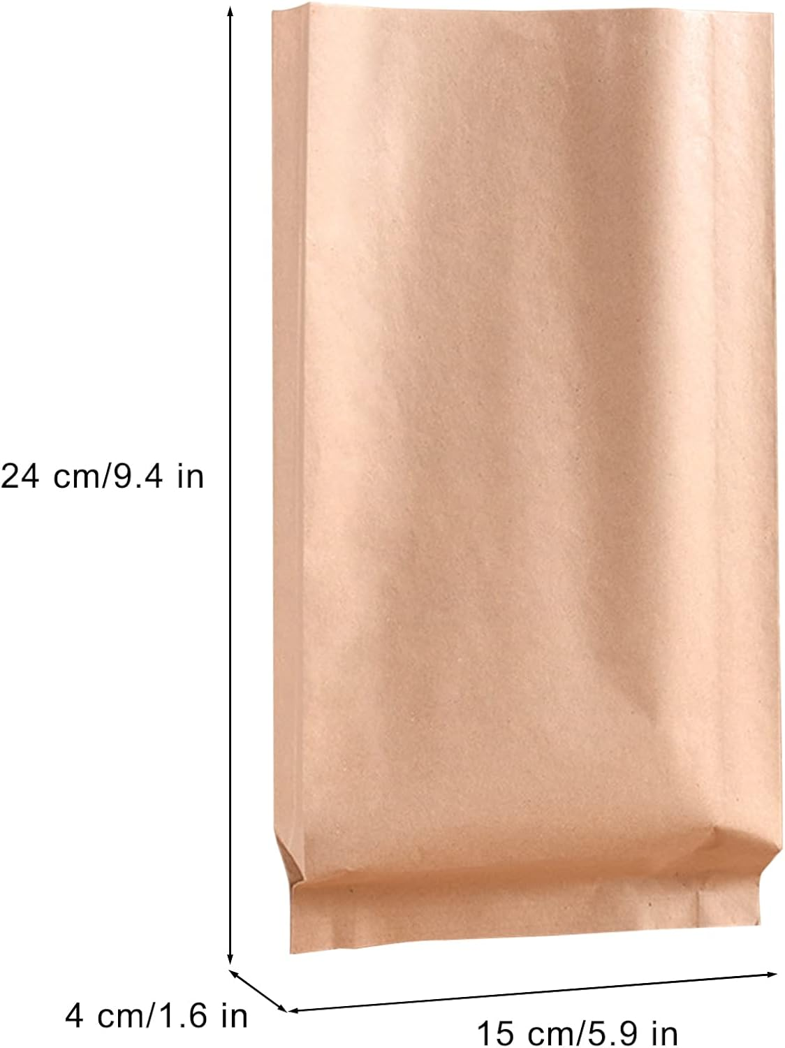 Disposable Paper Bag, 100 Pack Sanitary Napkin Disposal Bags, Feminine Hygiene Disposal Bags, Kraft Paper Bag, Sturdy and Waterproof, Suitable for Sanitary Napkins, Gift Bags image number 2