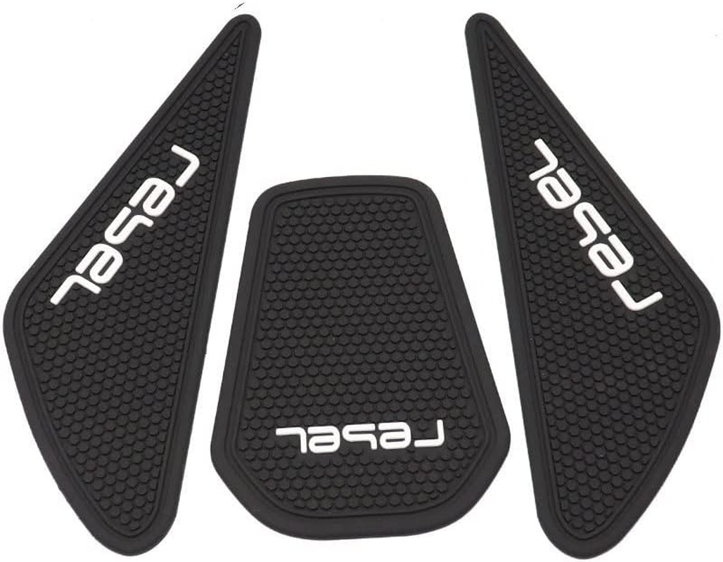 For HON&DA Rebel CMX 500 300 REBEL500 REBEL300 Gas Fuel Tank Side Pad Rubber Protector Stickers Decals Motorcycle Accessories image number 4