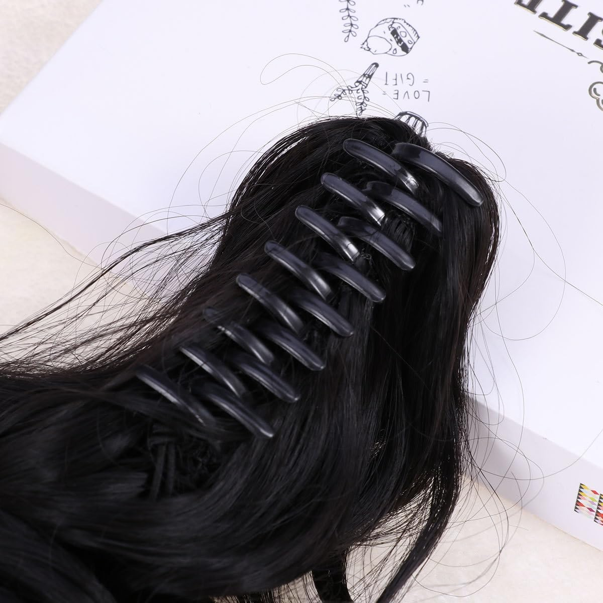 FOMIYES Ponytail Hair Extension Claw Synthetic Hairpiece Clip in Hairpiece Long Ponytail Extension Fake Ponytail Wig image number 3