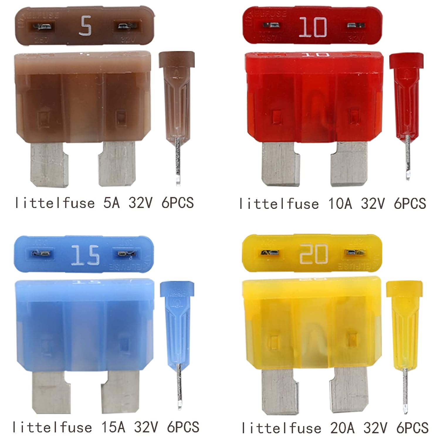 12V Marine Fuse Block: 12 Way Blade Fuse Panel with Ground & 12 Volt Fuse Box for Circuit of Car | Automotive | Boat | RV | RZR image number 3