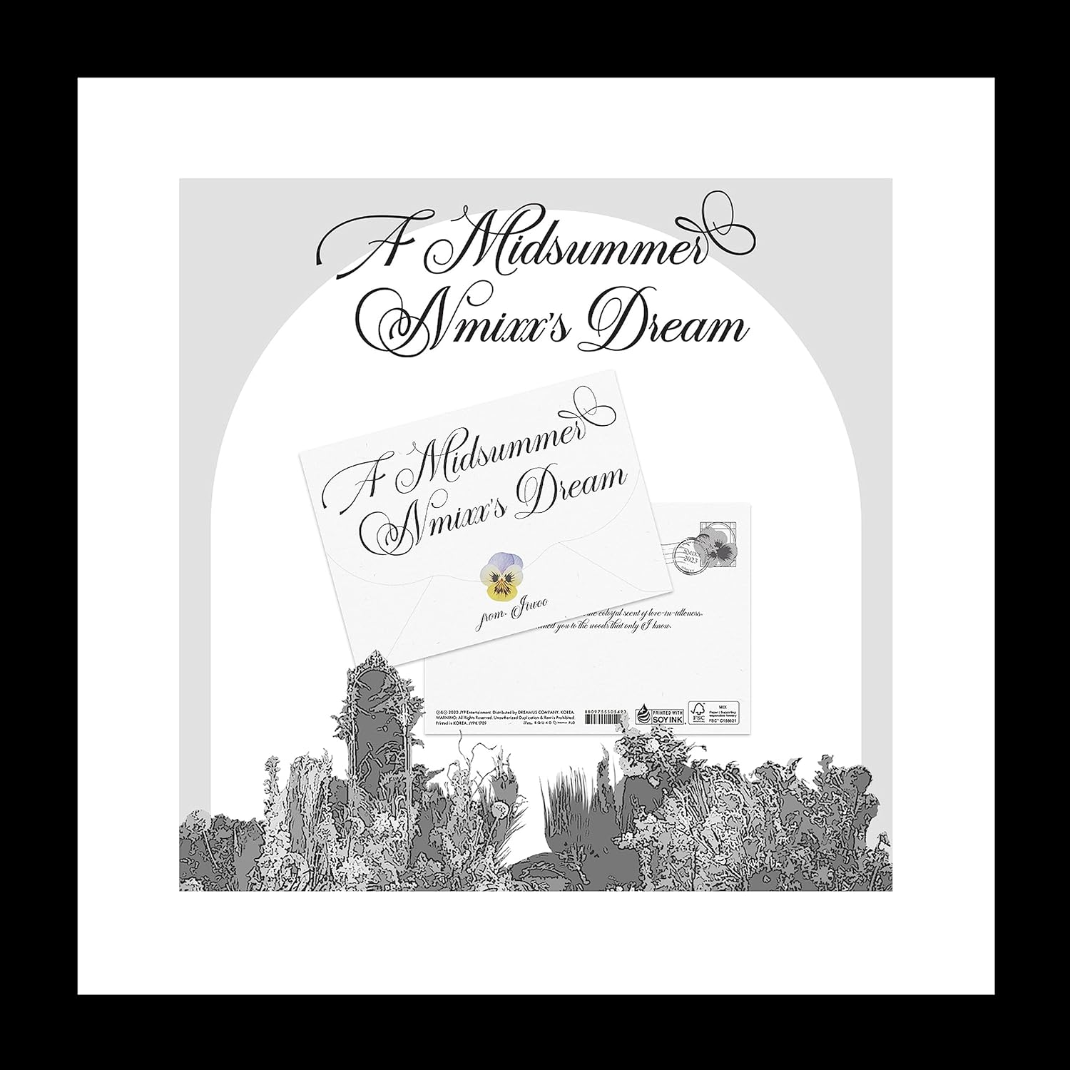 NMIXX a Midsummer Nmixx'S Dream 3Rd Single Album Digipack Random Version Cd+1P Invitation Card+7P Postcard+1P Photocard+1P Lyrics Paper+Tracking Sealed image number 2