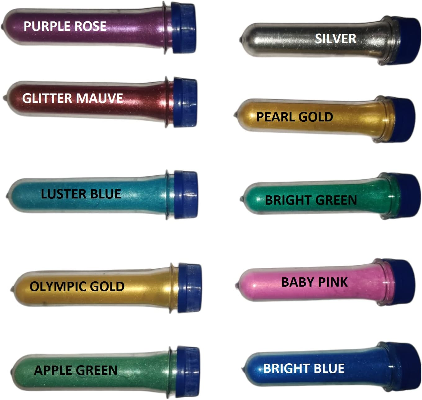 KEDIA Mica Combo of 10 Colors Pearl Powder Pigment | Each Pack of 10 Grams | for Making Cosmetic |Make up | Candle Making | Soap Making, Nail Art | Resin Jewelry; Epoxy, Resin, Plastidip (10 Colors) image number 3