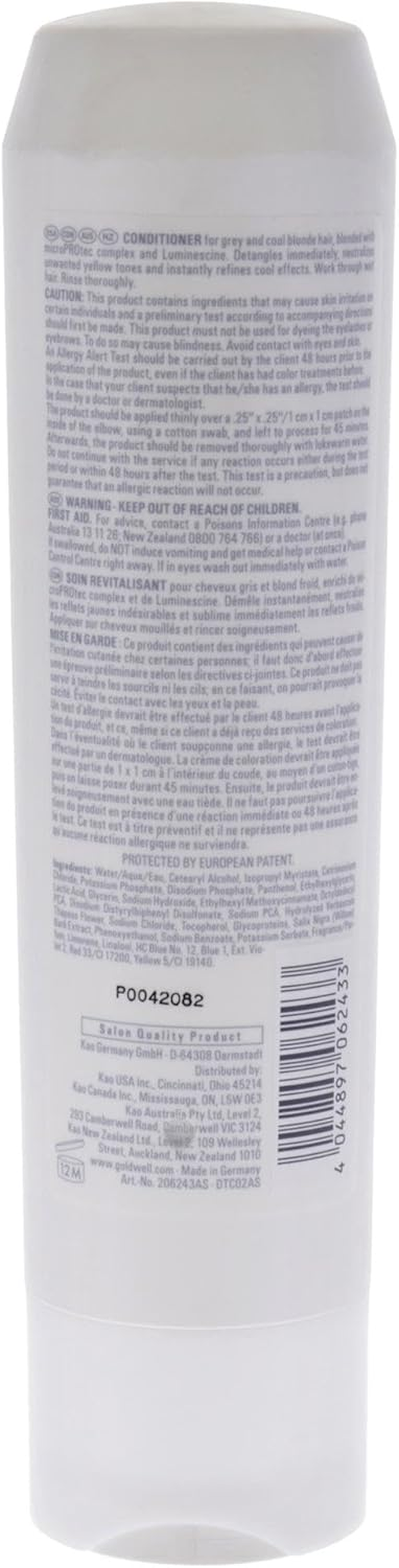 Goldwell Dualsenses Silver for Unisex 10.1 Oz Conditioner