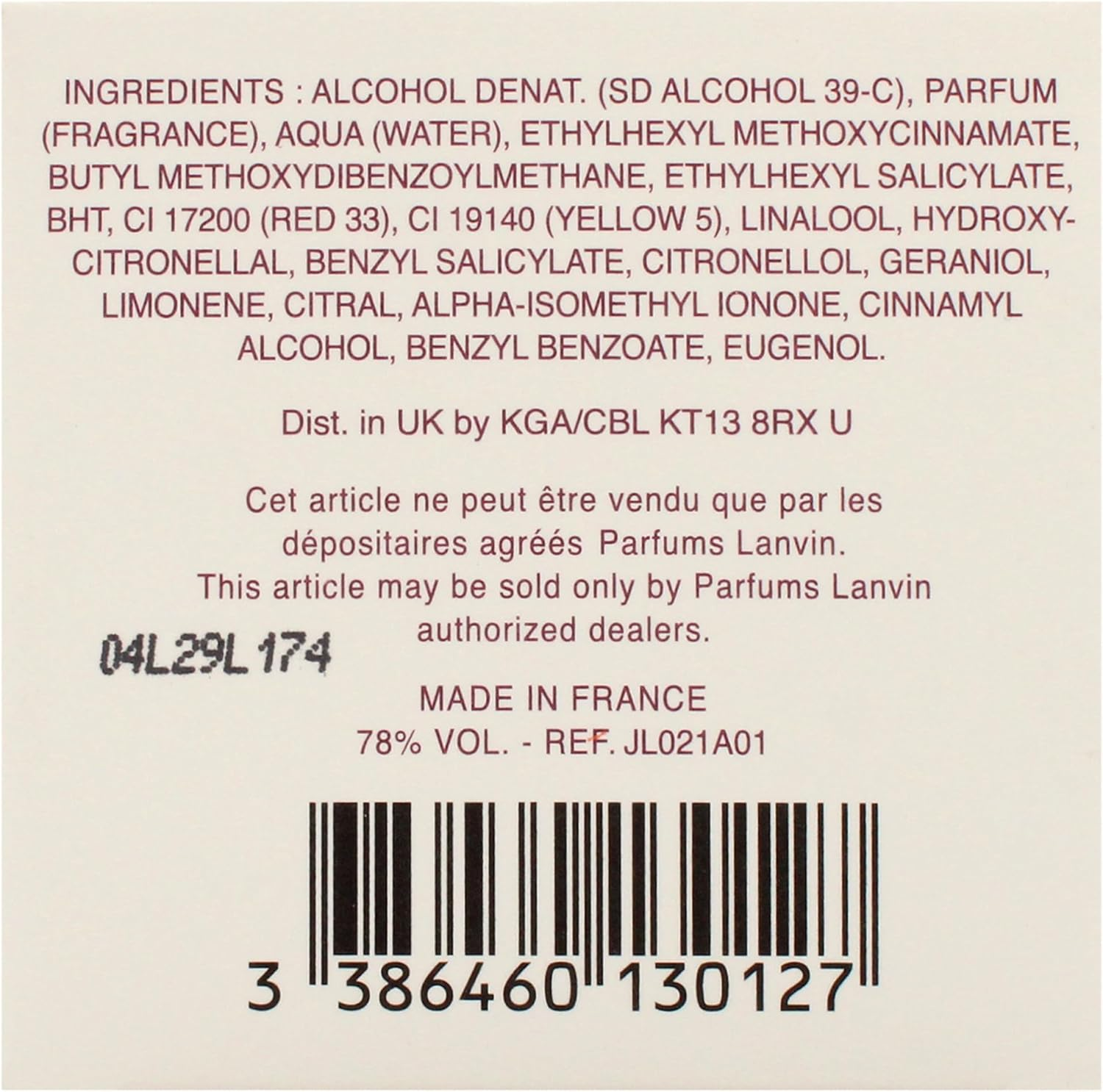 Jeanne Blossom by Lanvin for Women - 3.3 Oz EDP Spray image number 3