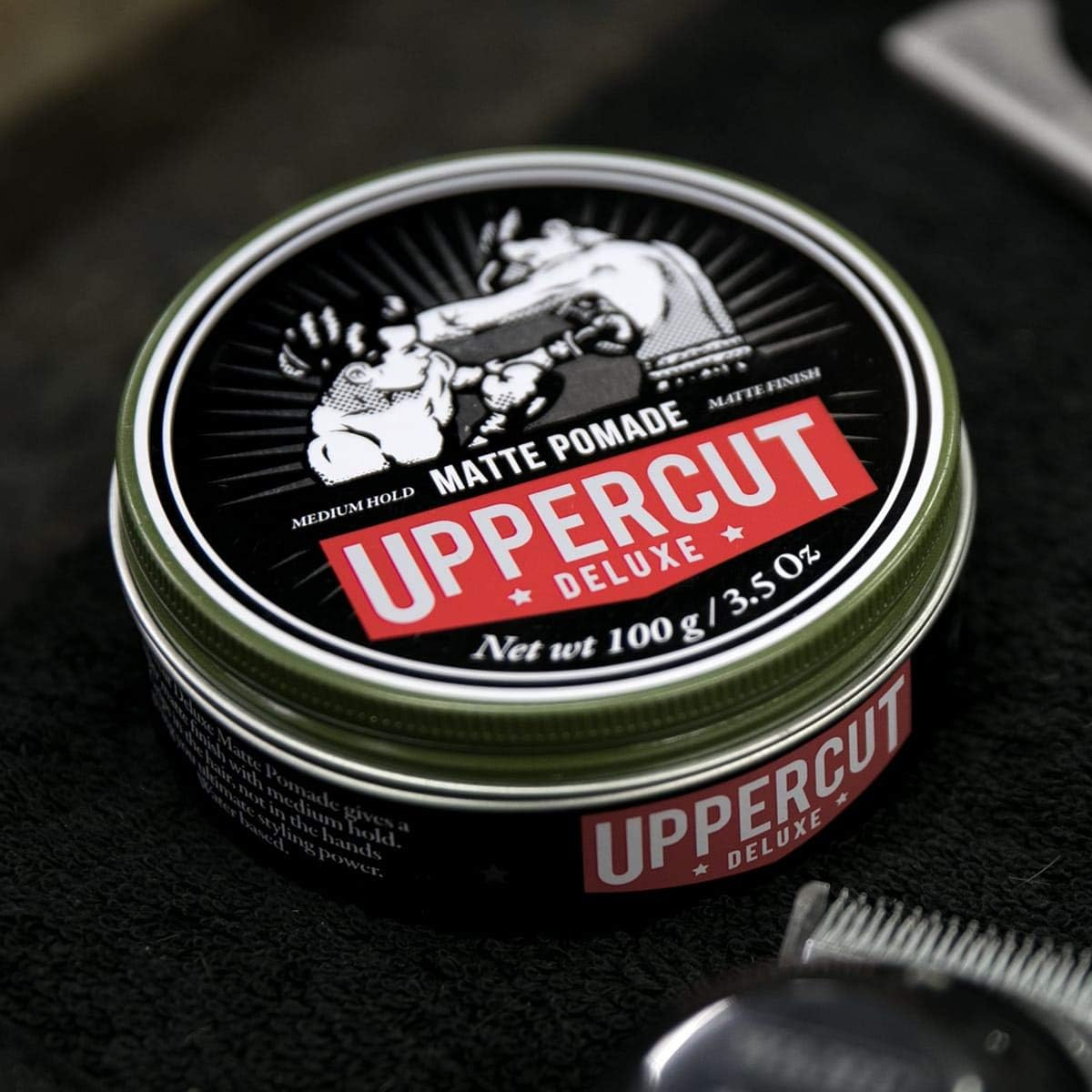 Uppercut Deluxe Matte Pomade Hair Styling Product for Men with a Medium Hold, No Shine Water Based Matte Hair Styling Product Easy Wash Out, No Residue 100G image number 6