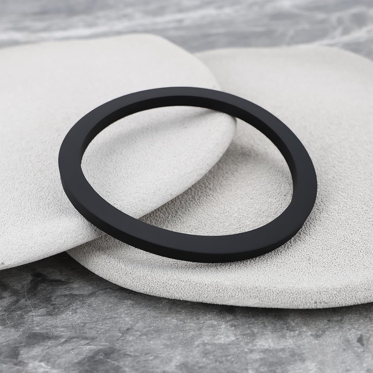 Ecsing 4X Flat Gasket NBR 60X47X3Mm SH40 Pond Hose Tail Gasket Compatible with Oase Hosetail O-Ring Garden Pond image number 4