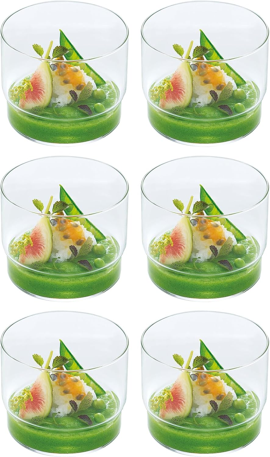 Toyo Sasaki B-21128CS Glass Amuse Cup, Fino, Dishwasher Safe, Made in Japan, 9.5 Fl Oz (280 Ml), Set of 6 image number 1