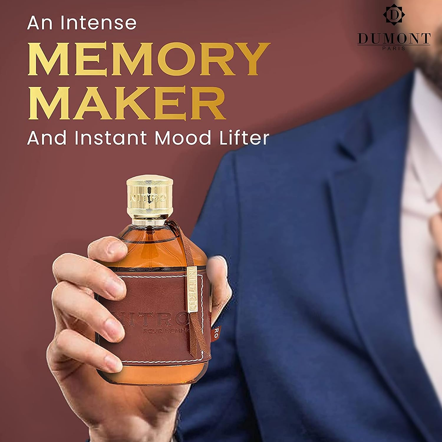 Nitro by Dumont for Men - 3.4 Oz EDP Spray image number 3