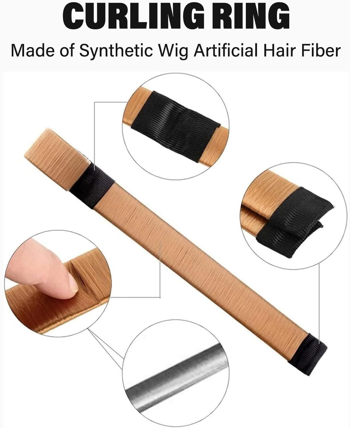 BPTRKOM Pack of 2 Bun - Girls Women'S Hair Styling Tool, Hair Knitting Tool Accessories, DIY Hair Styling for Long and Short Hair, French Twist Hair Bun Styling Braid Holder Tool (Light Brown image number 1