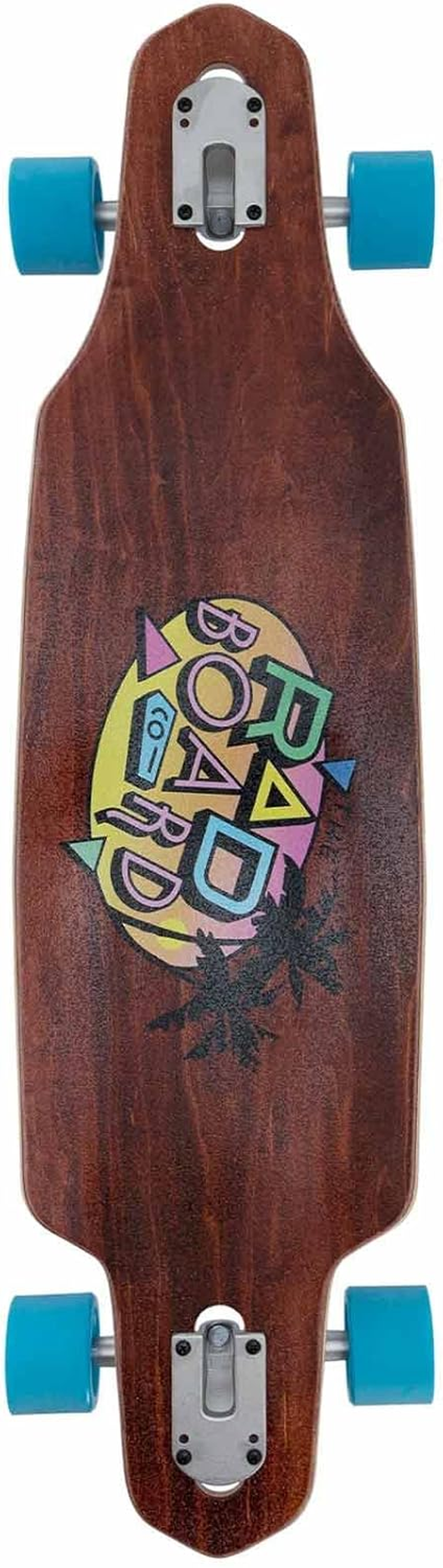 Rad Complete Drop through Longboard Designed by Professionals for Master Progression, Maximum Control, Performance and Fun (Surf Island 9) image number 1