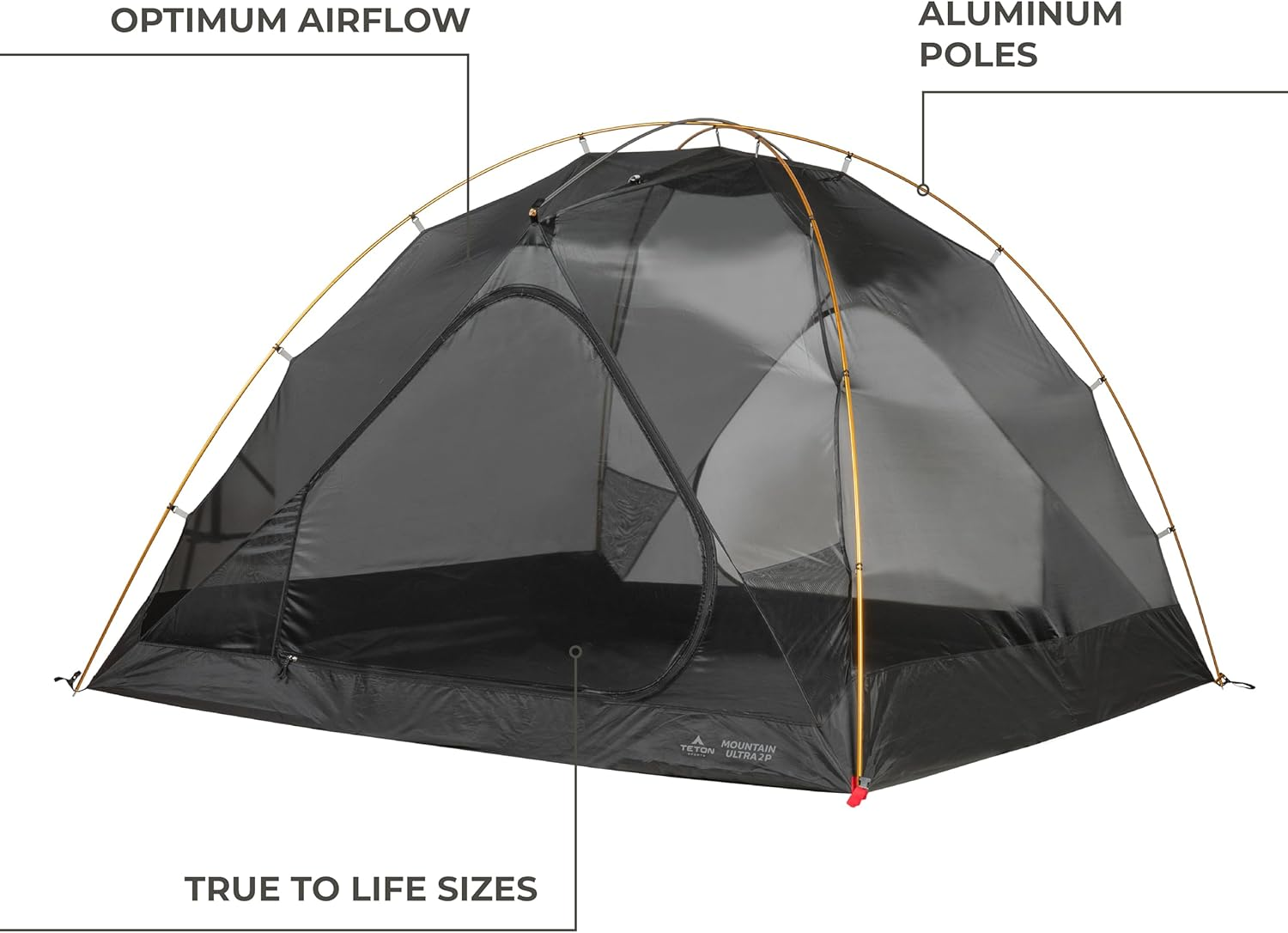 Teton Sports Mountain Ultra Tent; 1-4 Person Backpacking Dome Tent for Camping image number 6