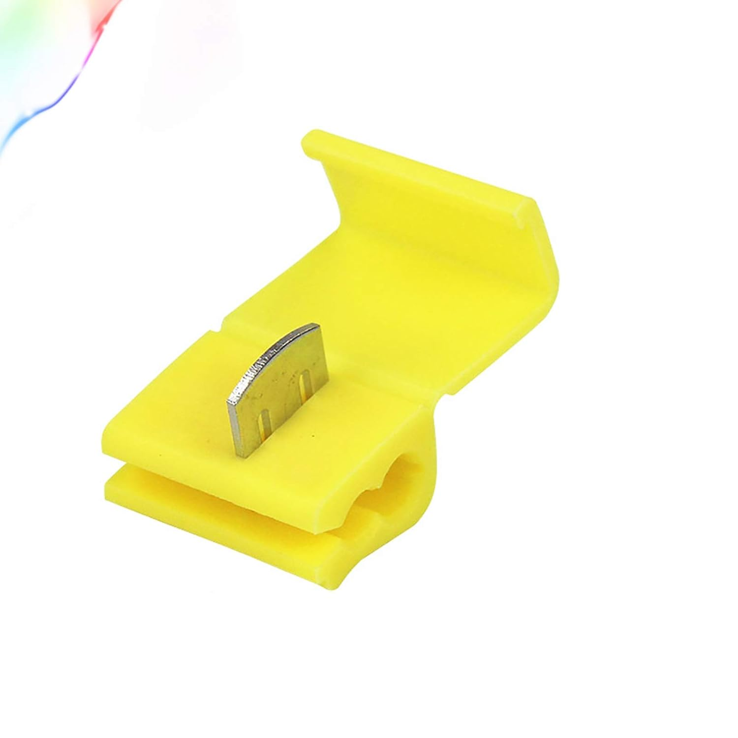 50Pcs Quick Splice Connectors Lock Wire Electrical Cable Connectors Quick Splice Terminals Crimp Red/Yellow/Blue