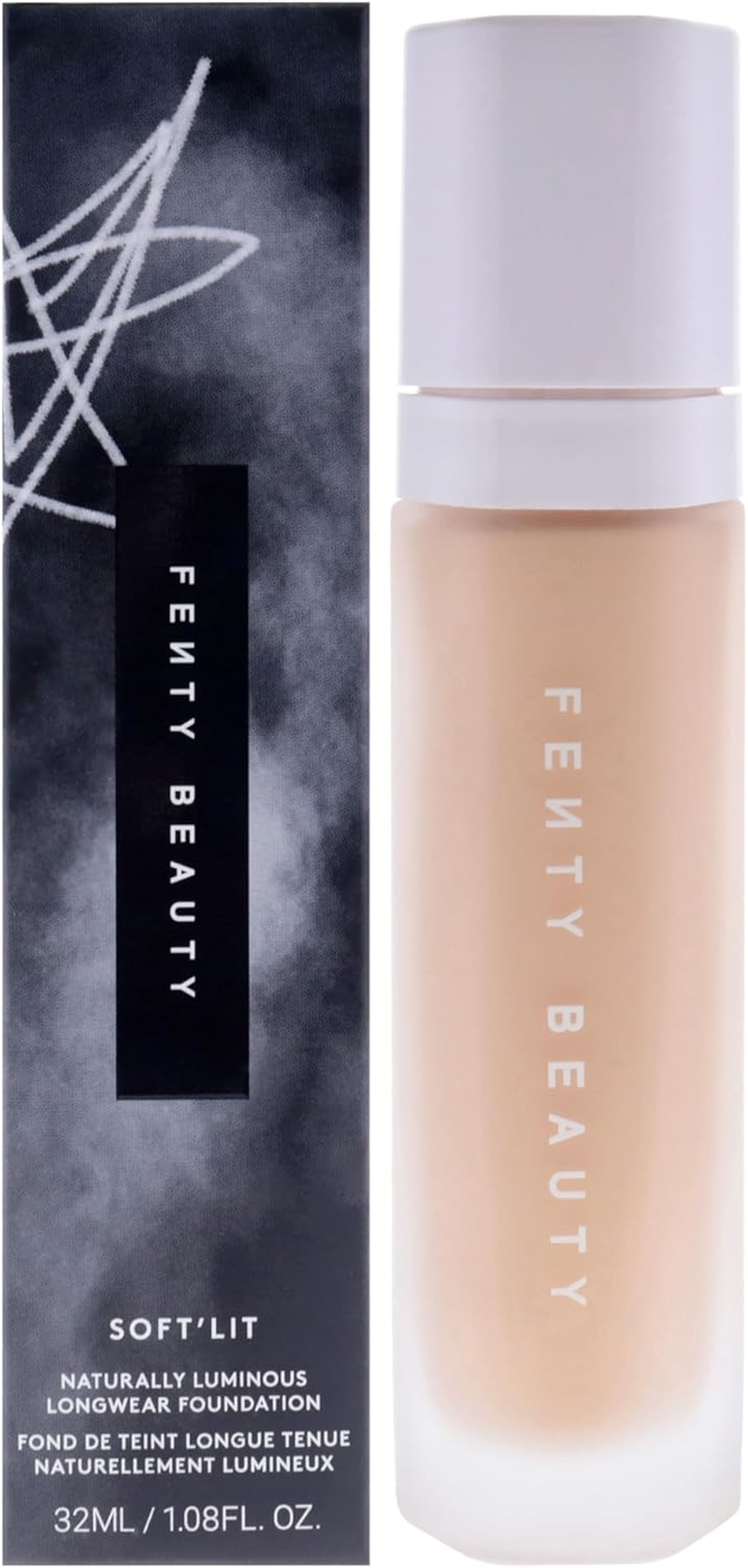 Soft Lit Naturally Luminous Longwear Foundation - 225 Light Medium Neutral Olive by Fenty Beauty for Women - 1.08 Oz Foundation