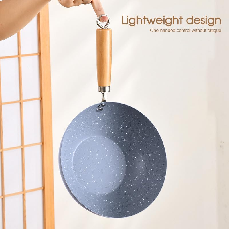 LEDON Non-Stick Deep Fry Wok with Stay-Cool Handle &ndash; Ideal for Cooking, Frying, and Stir-Frying in the Kitchen (24Cm) image number 1