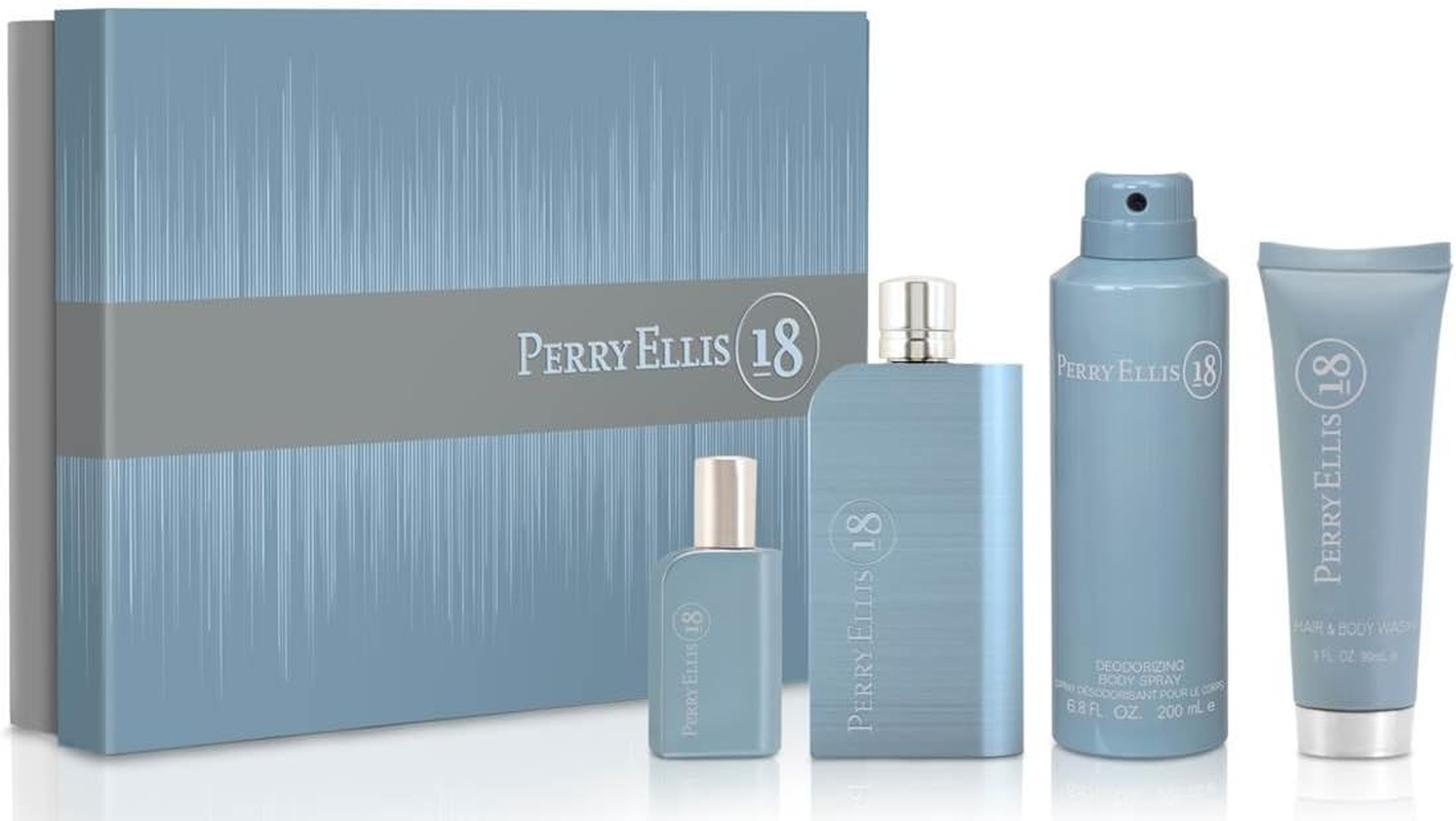 Perry Ellis Fragrances 18 for Men 4-Piece Gift Set image number 1