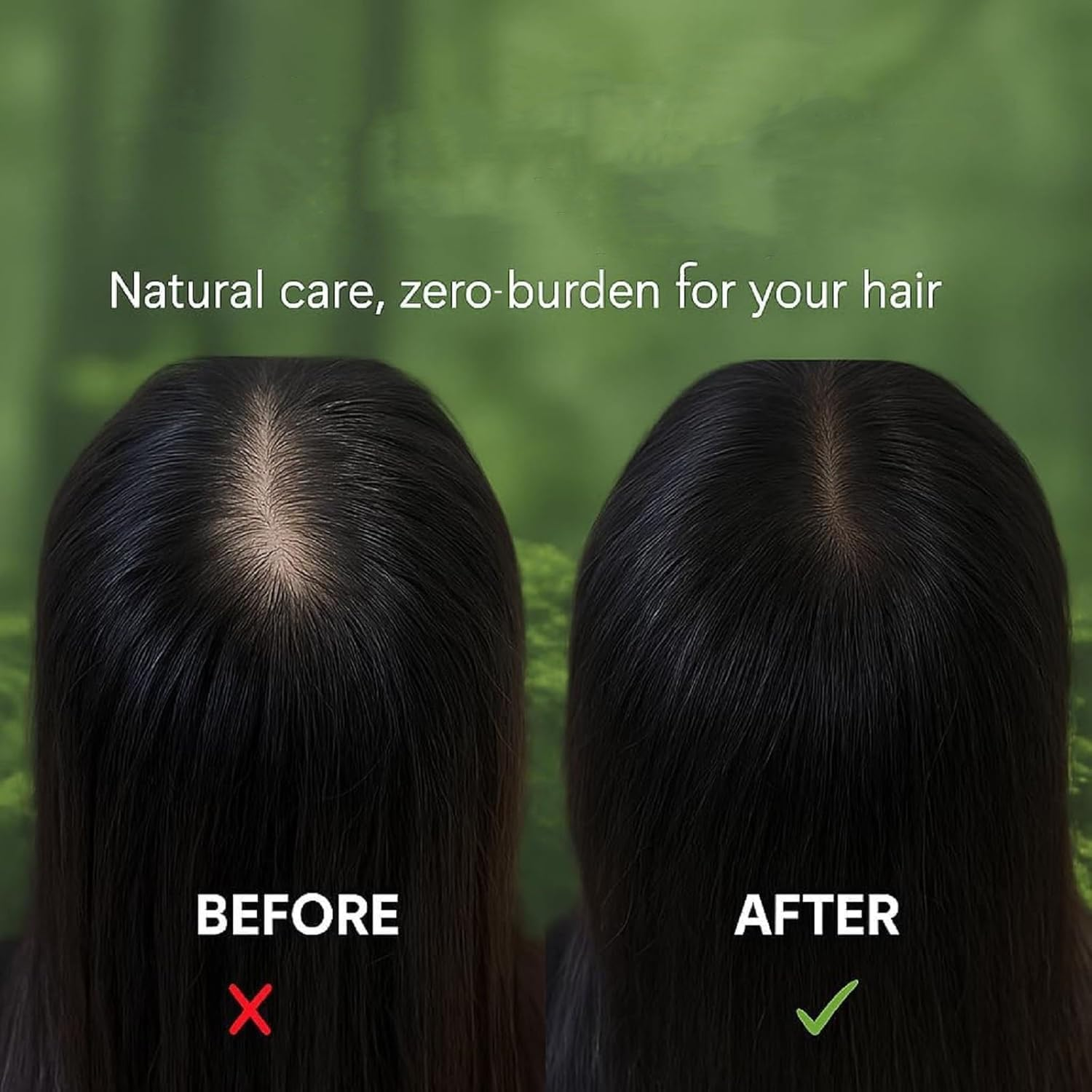 Nature Triangle Shampoo Bar, Nature Sevengreen Soap Shampoo, Plant-Based Solid Shampoos Bar, Calming & Strengthens Hairs, Gentle Cleansing & Nourishing Care for All Hair Types (1PCS) - 1Pcs image number 3